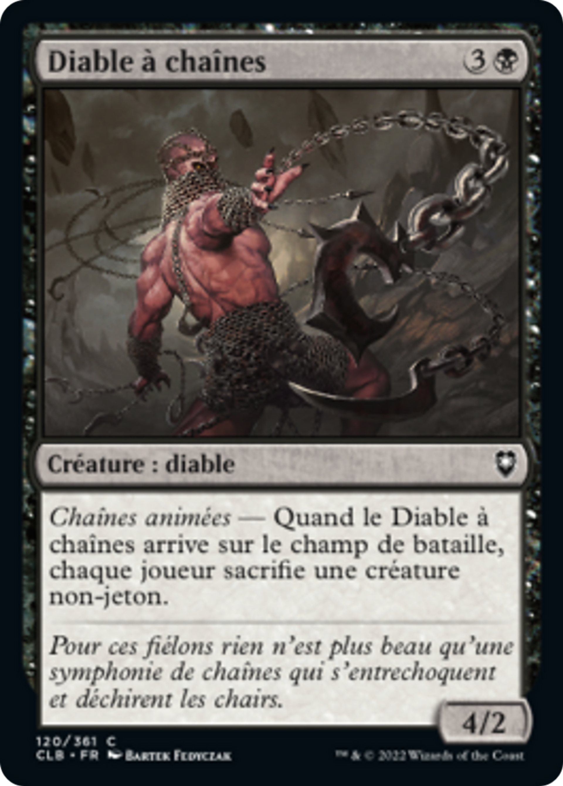 Diable à chaînes — Commander Legends: Battle for Baldur's Gate — Magic: The Gathering
