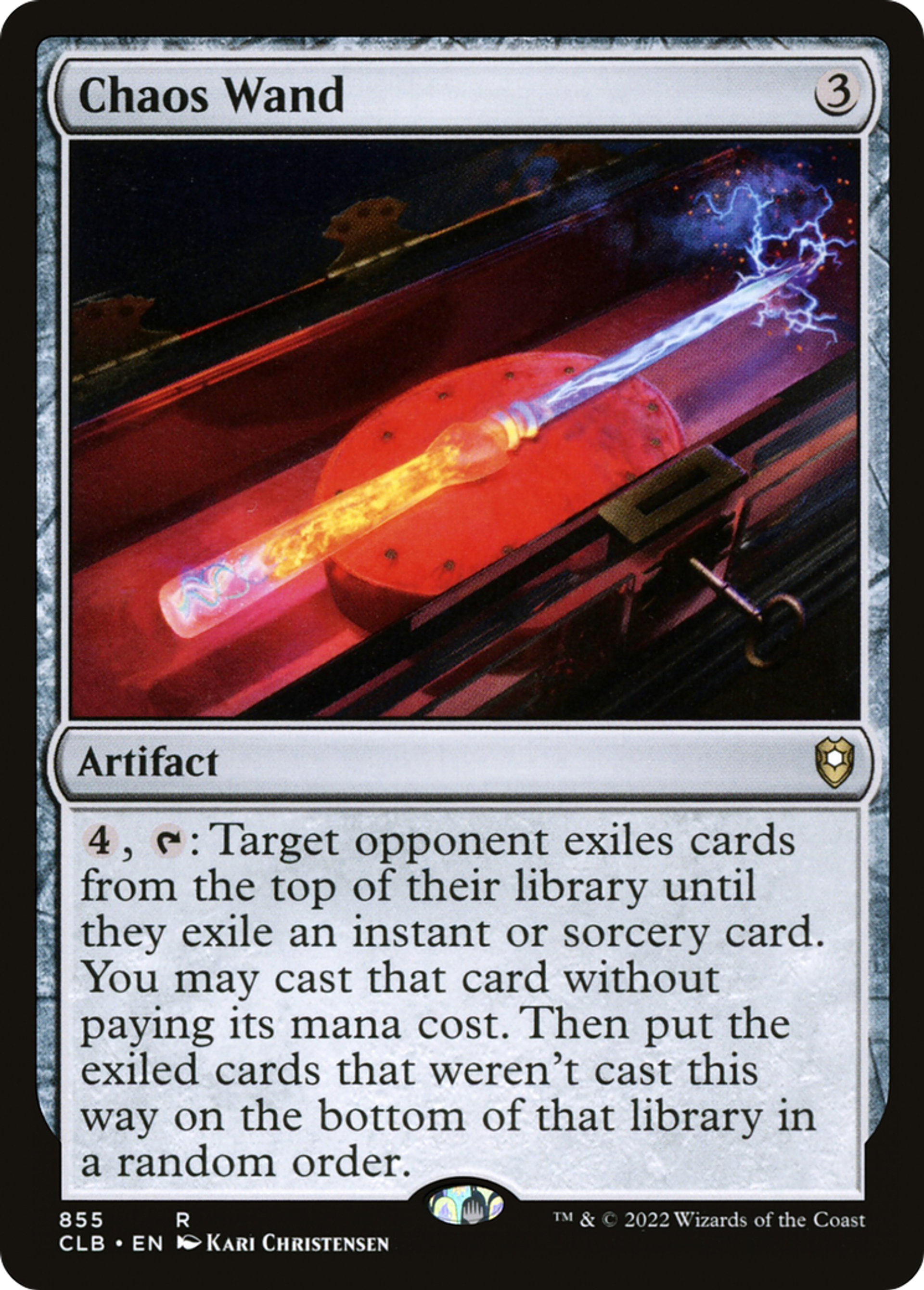 Chaos Wand — Commander Legends: Battle for Baldur's Gate — Magic: The Gathering