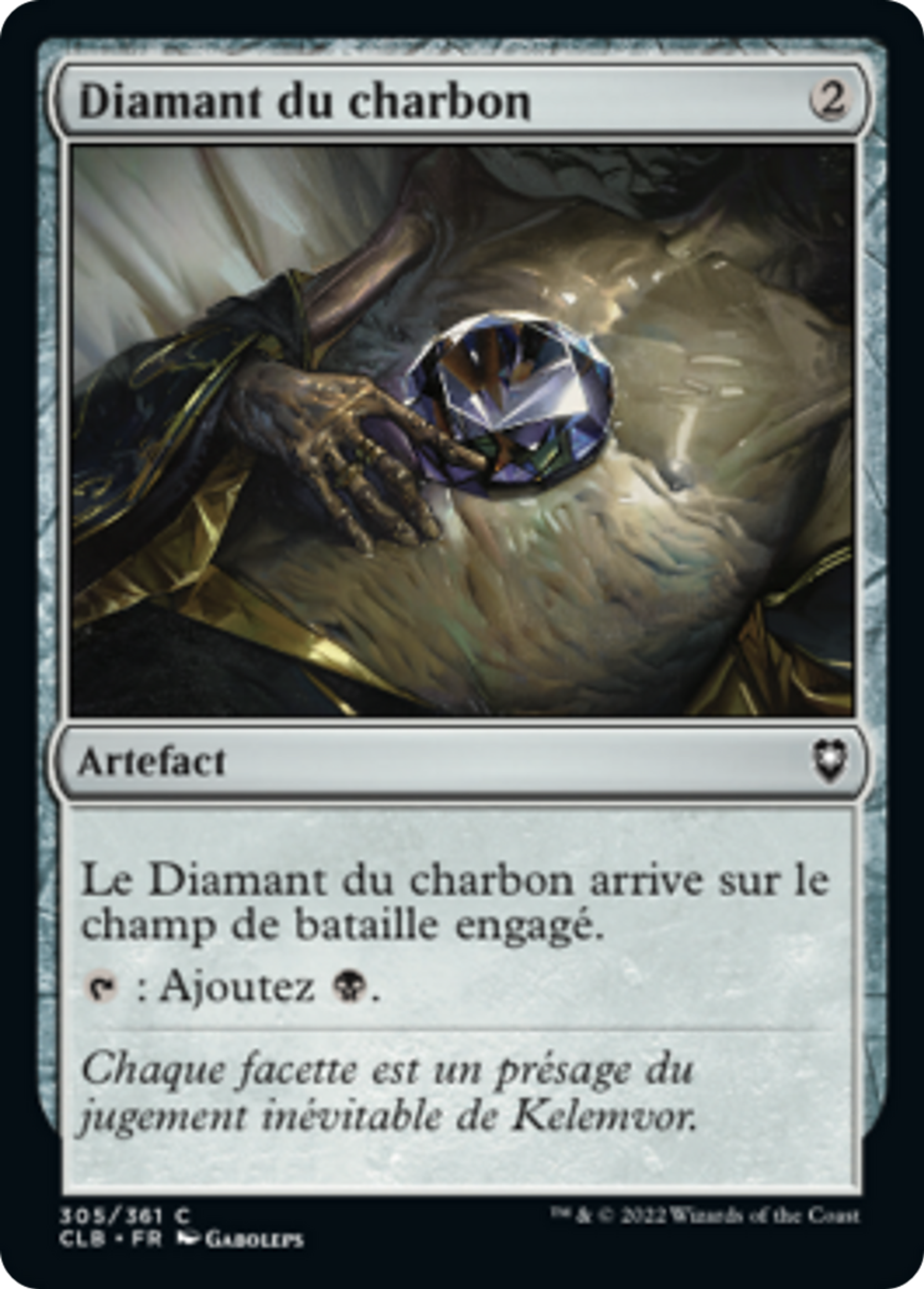 Diamant du charbon — Commander Legends: Battle for Baldur's Gate — Magic: The Gathering