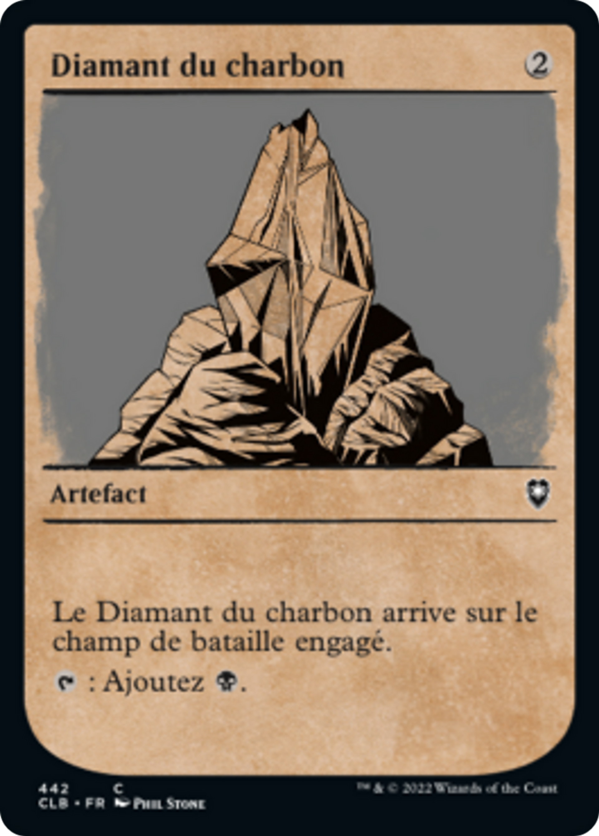 Diamant du charbon — Commander Legends: Battle for Baldur's Gate — Magic: The Gathering