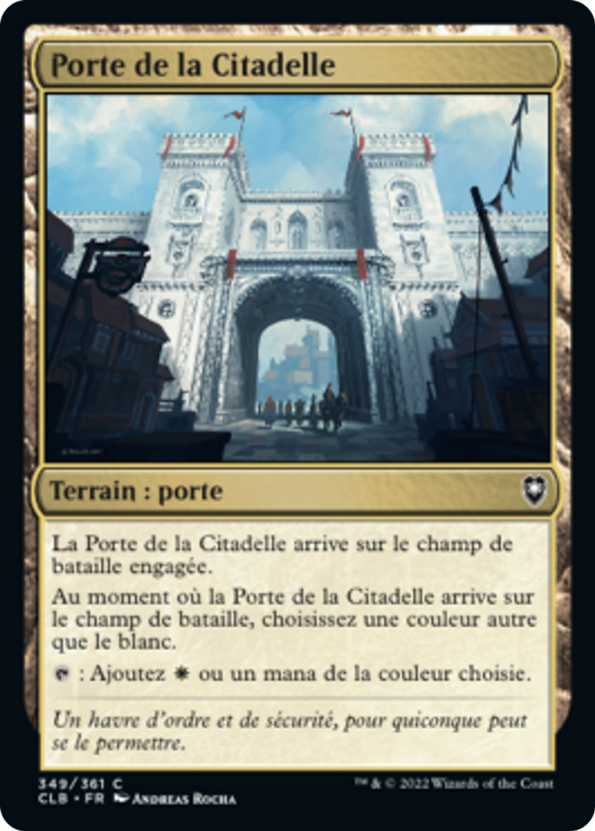 Porte de la Citadelle — Commander Legends: Battle for Baldur's Gate — Magic: The Gathering