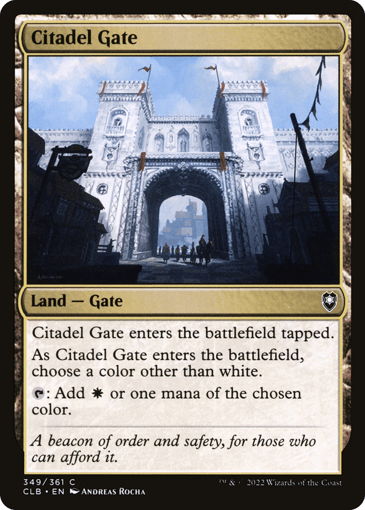 Citadel Gate — Commander Legends: Battle for Baldur's Gate — Magic: The Gathering