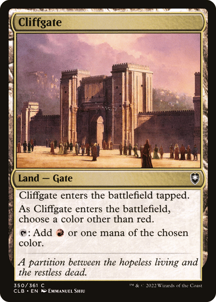 Cliffgate — Commander Legends: Battle for Baldur's Gate — Magic: The Gathering