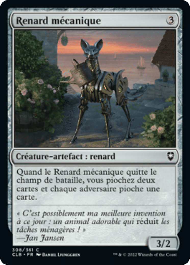 Renard mécanique — Commander Legends: Battle for Baldur's Gate — Magic: The Gathering