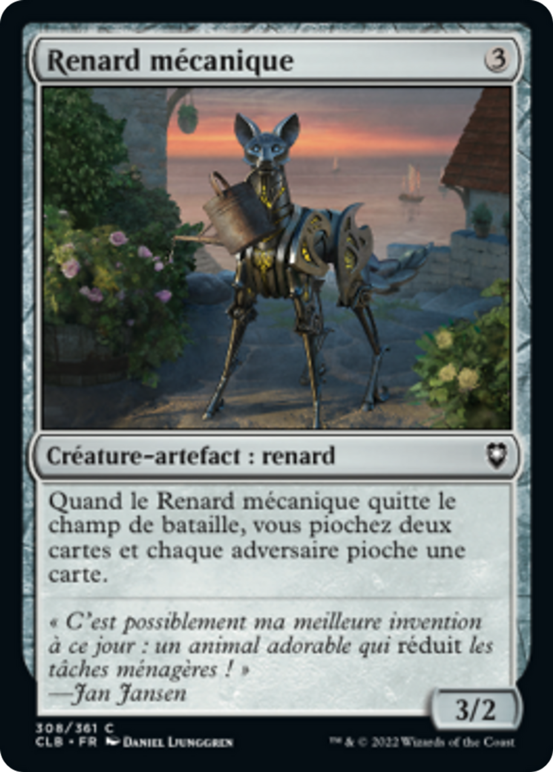 Renard mécanique — Commander Legends: Battle for Baldur's Gate — Magic: The Gathering