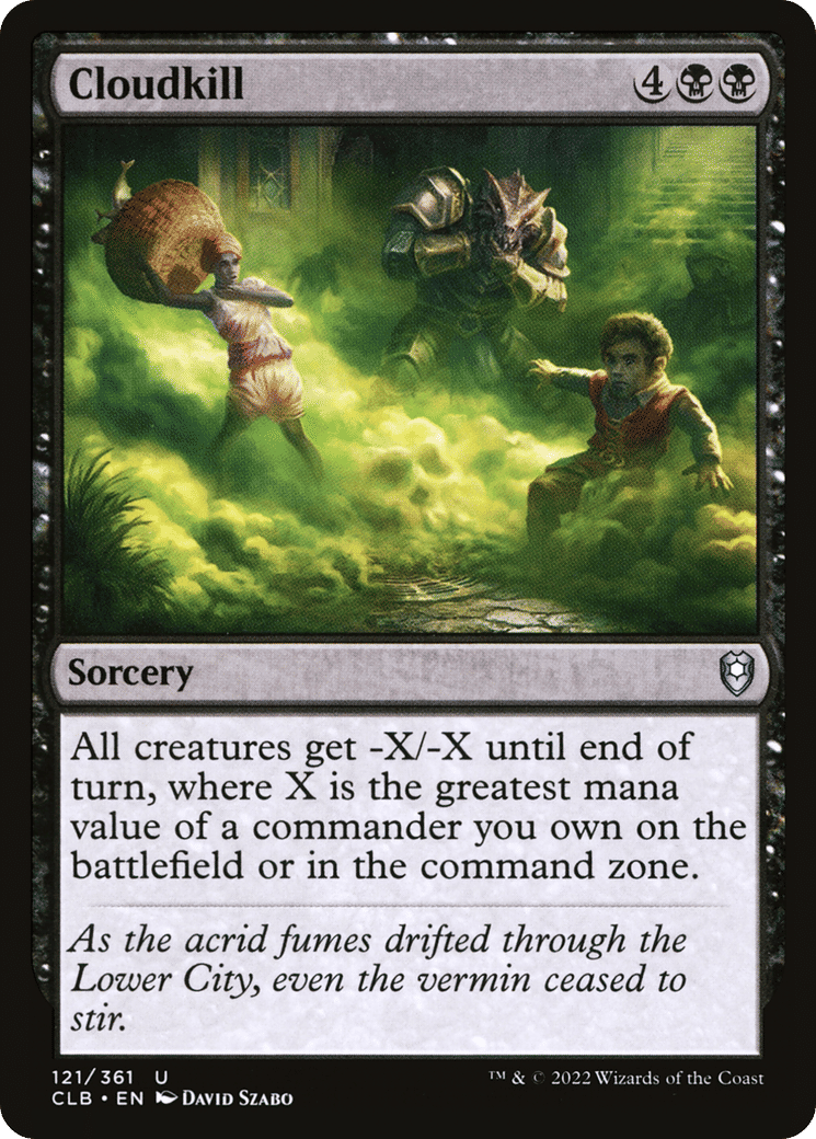 Cloudkill — Commander Legends: Battle for Baldur's Gate — Magic: The Gathering