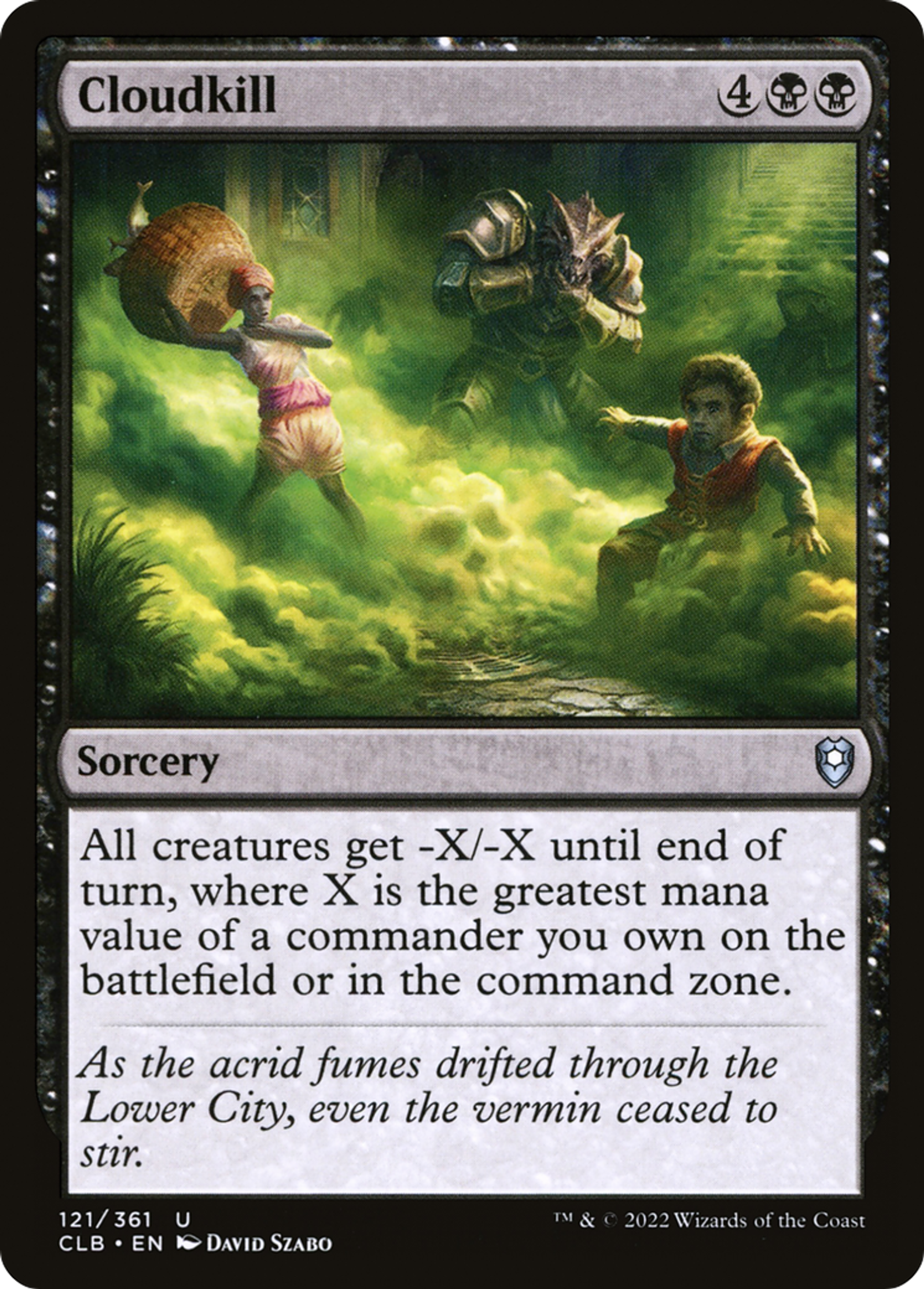 Cloudkill — Commander Legends: Battle for Baldur's Gate — Magic: The Gathering