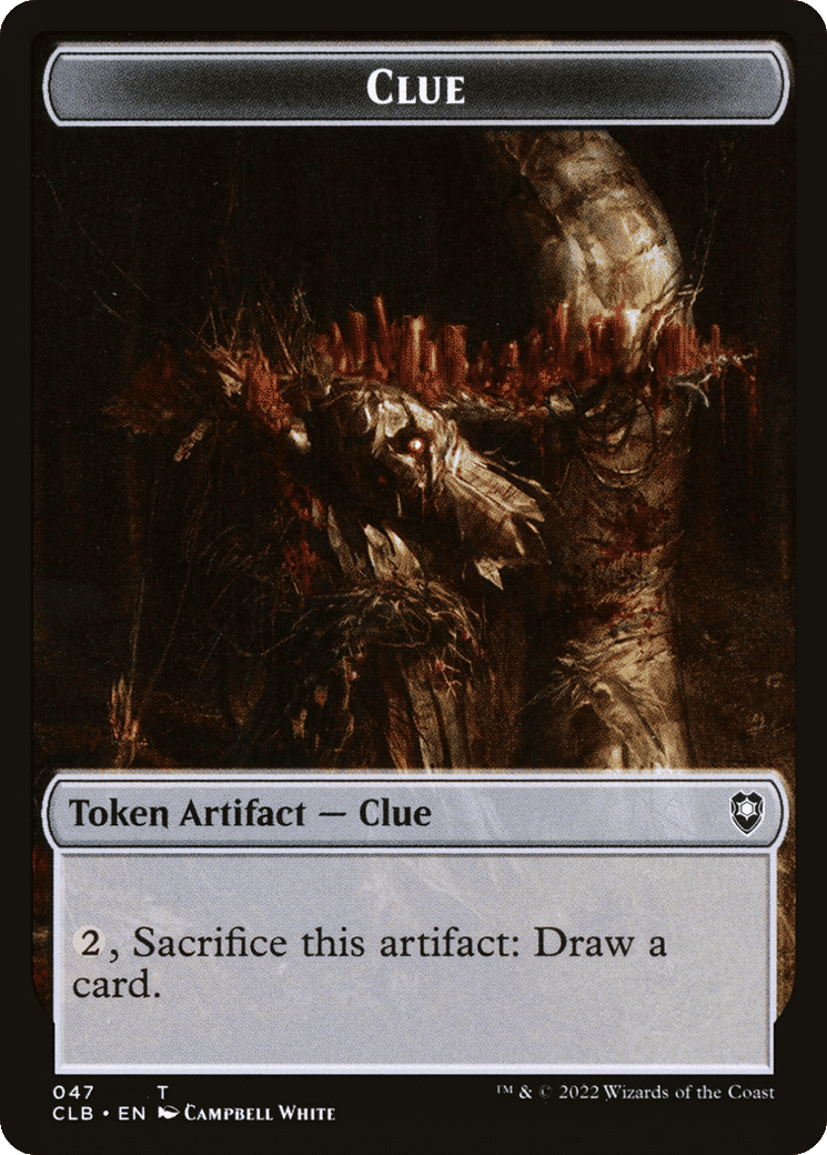 Clue — Commander Legends: Battle for Baldur's Gate — Magic: The Gathering