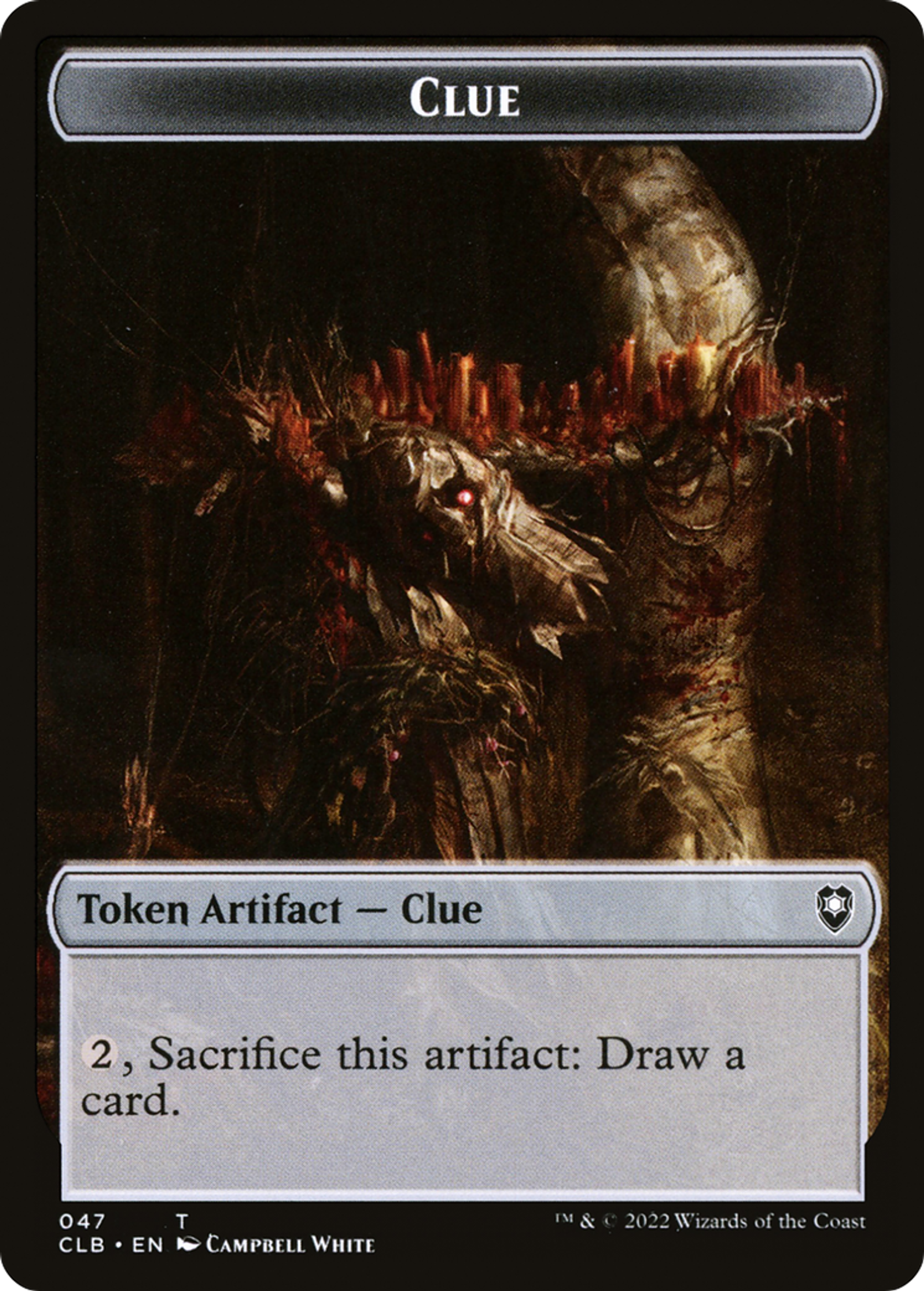 Clue — Commander Legends: Battle for Baldur's Gate — Magic: The Gathering