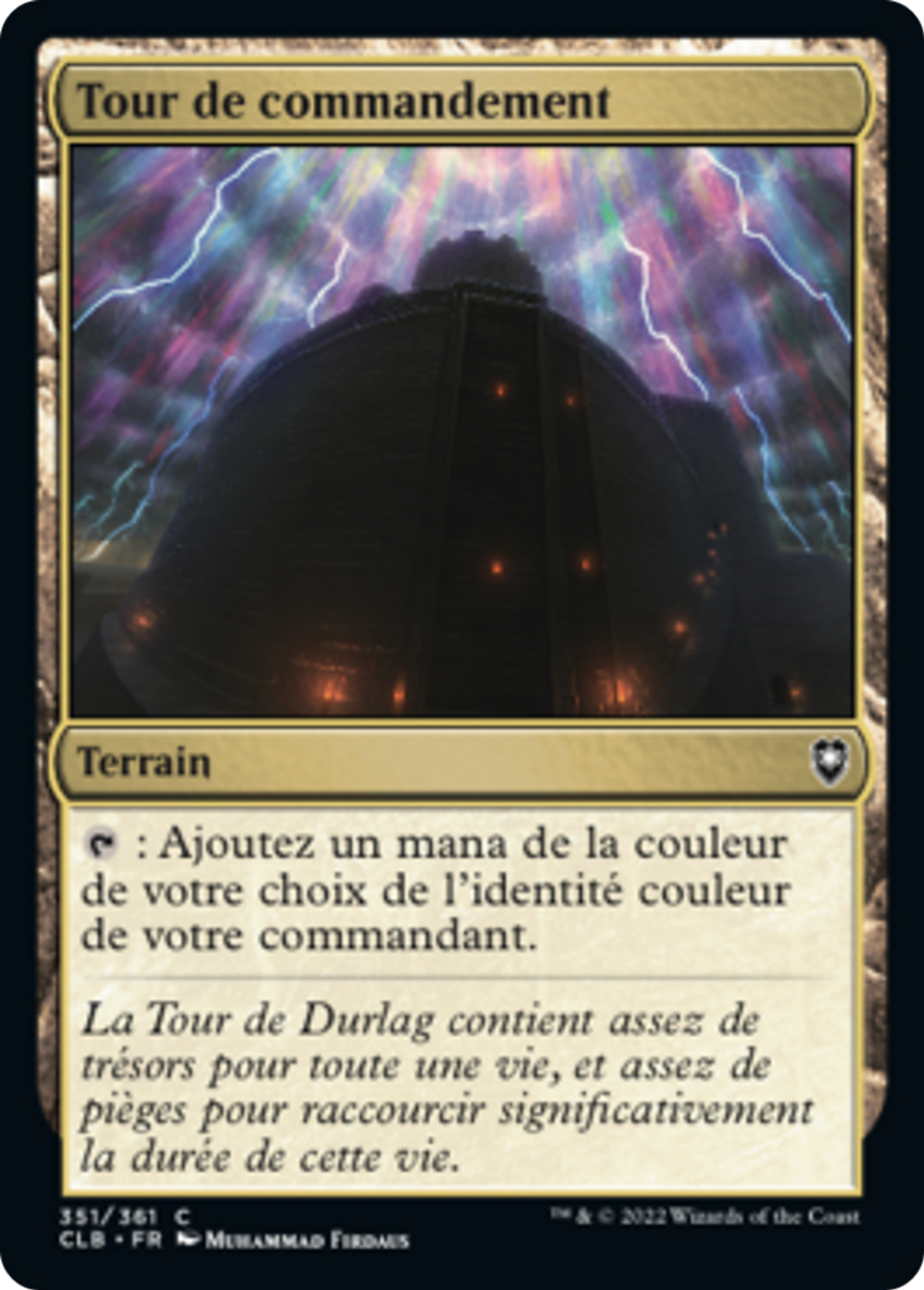 Tour de commandement — Commander Legends: Battle for Baldur's Gate — Magic: The Gathering