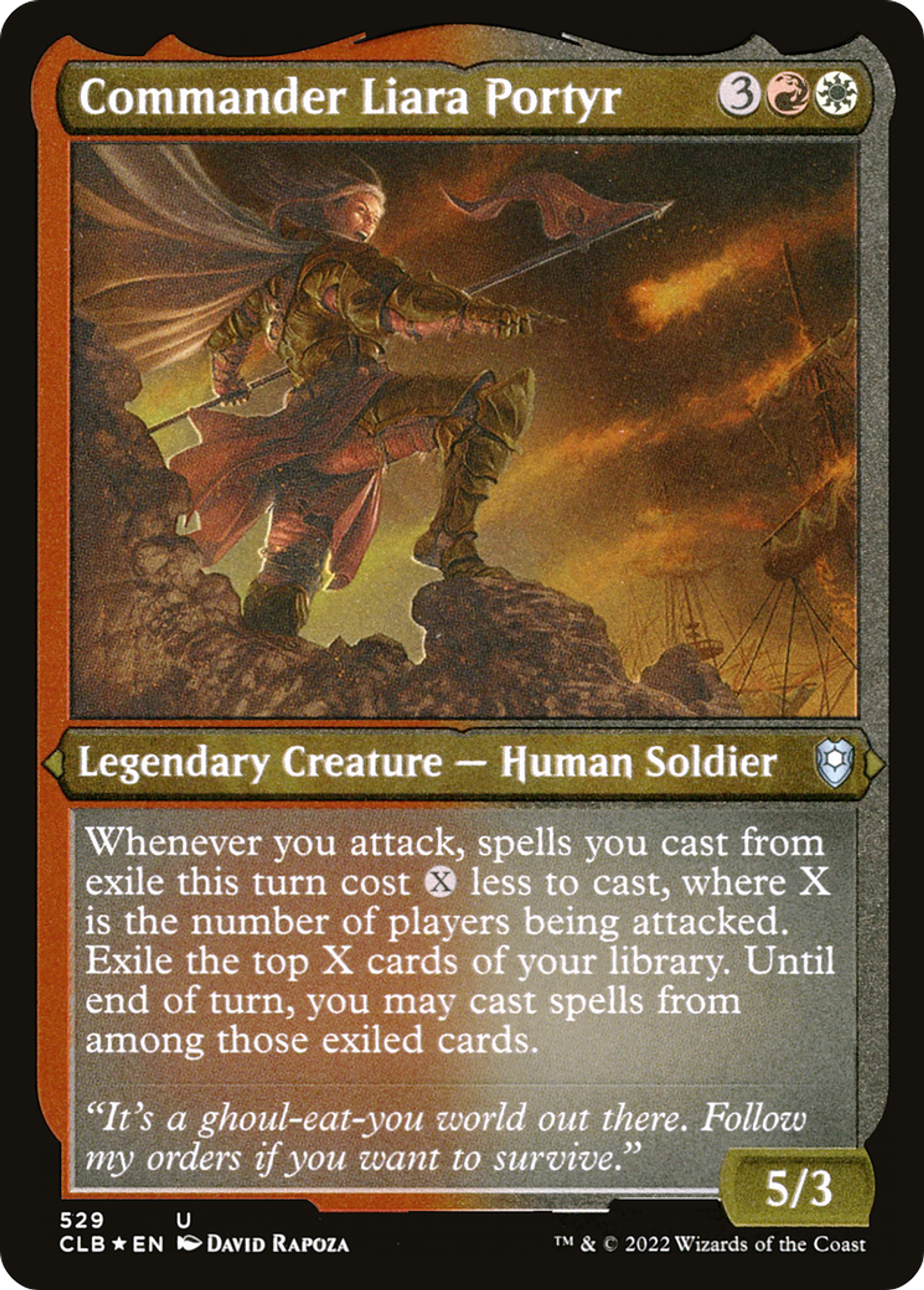 Commander Liara Portyr — Commander Legends: Battle for Baldur's Gate — Magic: The Gathering