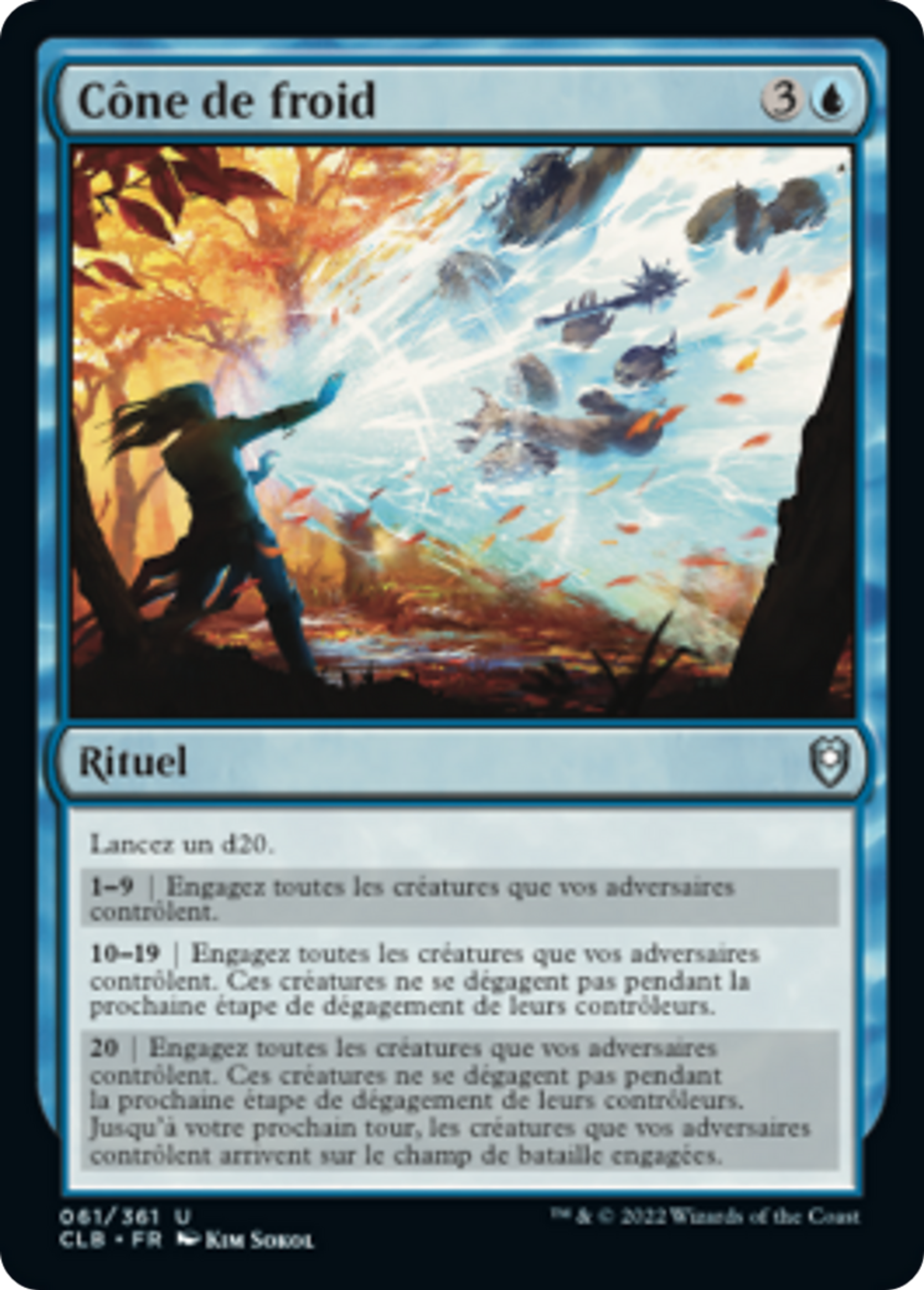 Cône de froid — Commander Legends: Battle for Baldur's Gate — Magic: The Gathering