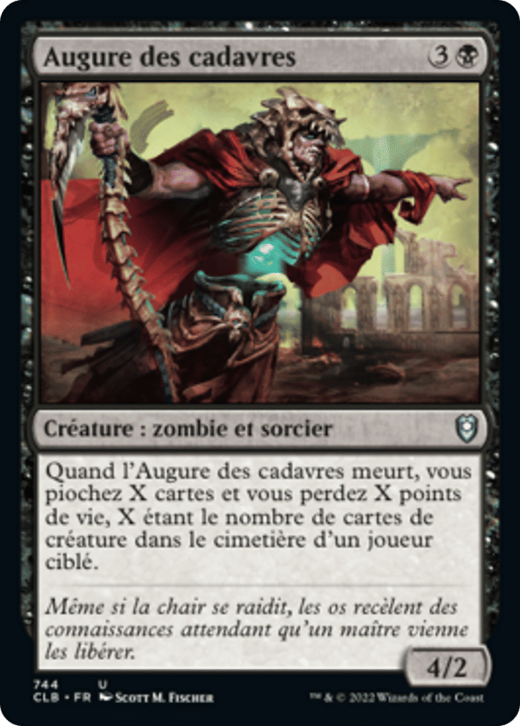 Augure des cadavres — Commander Legends: Battle for Baldur's Gate — Magic: The Gathering
