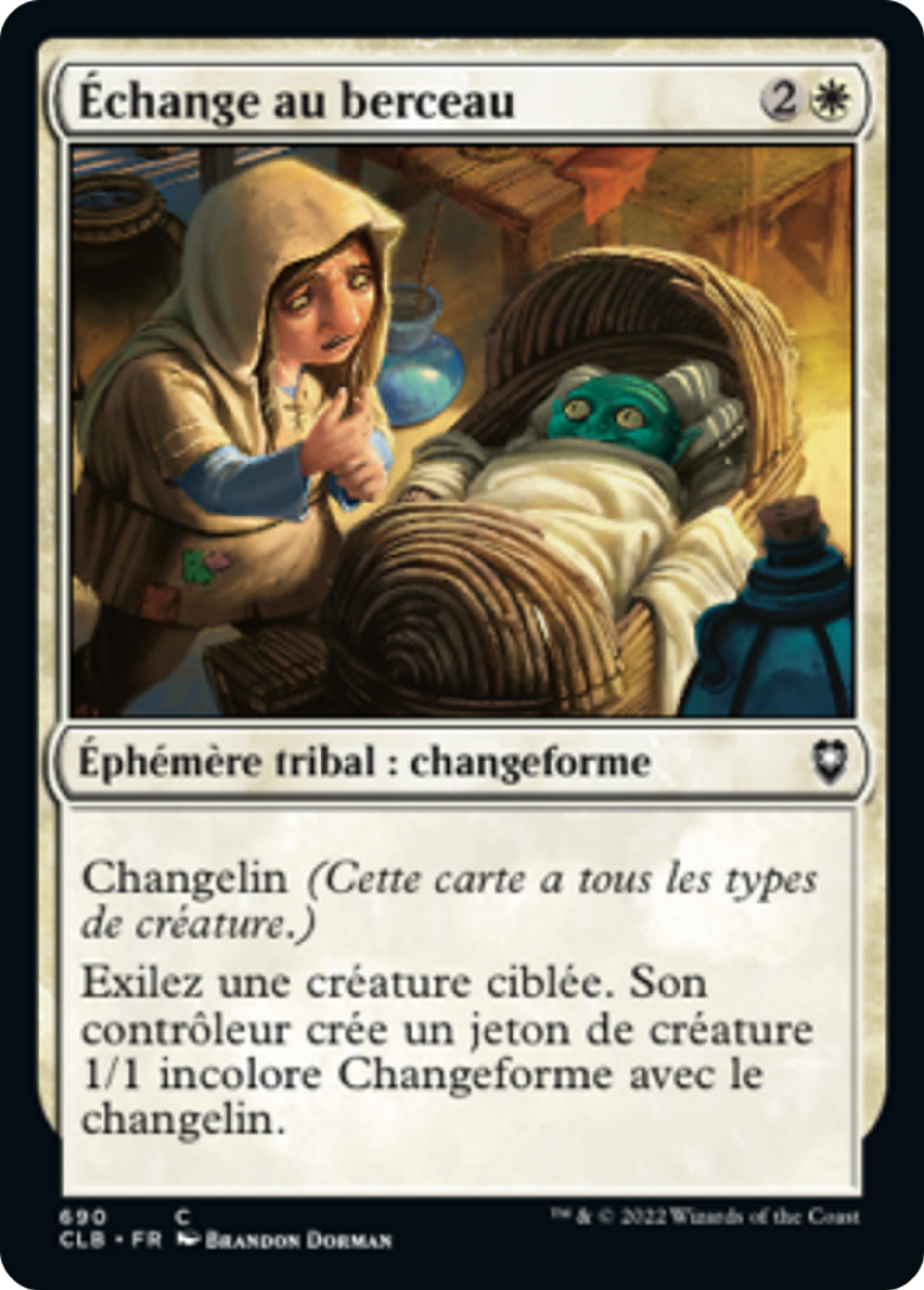 Échange au berceau — Commander Legends: Battle for Baldur's Gate — Magic: The Gathering