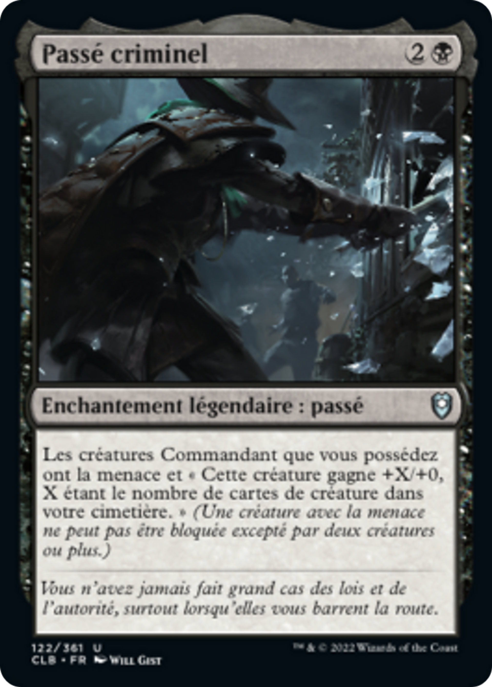 Passé criminel — Commander Legends: Battle for Baldur's Gate — Magic: The Gathering