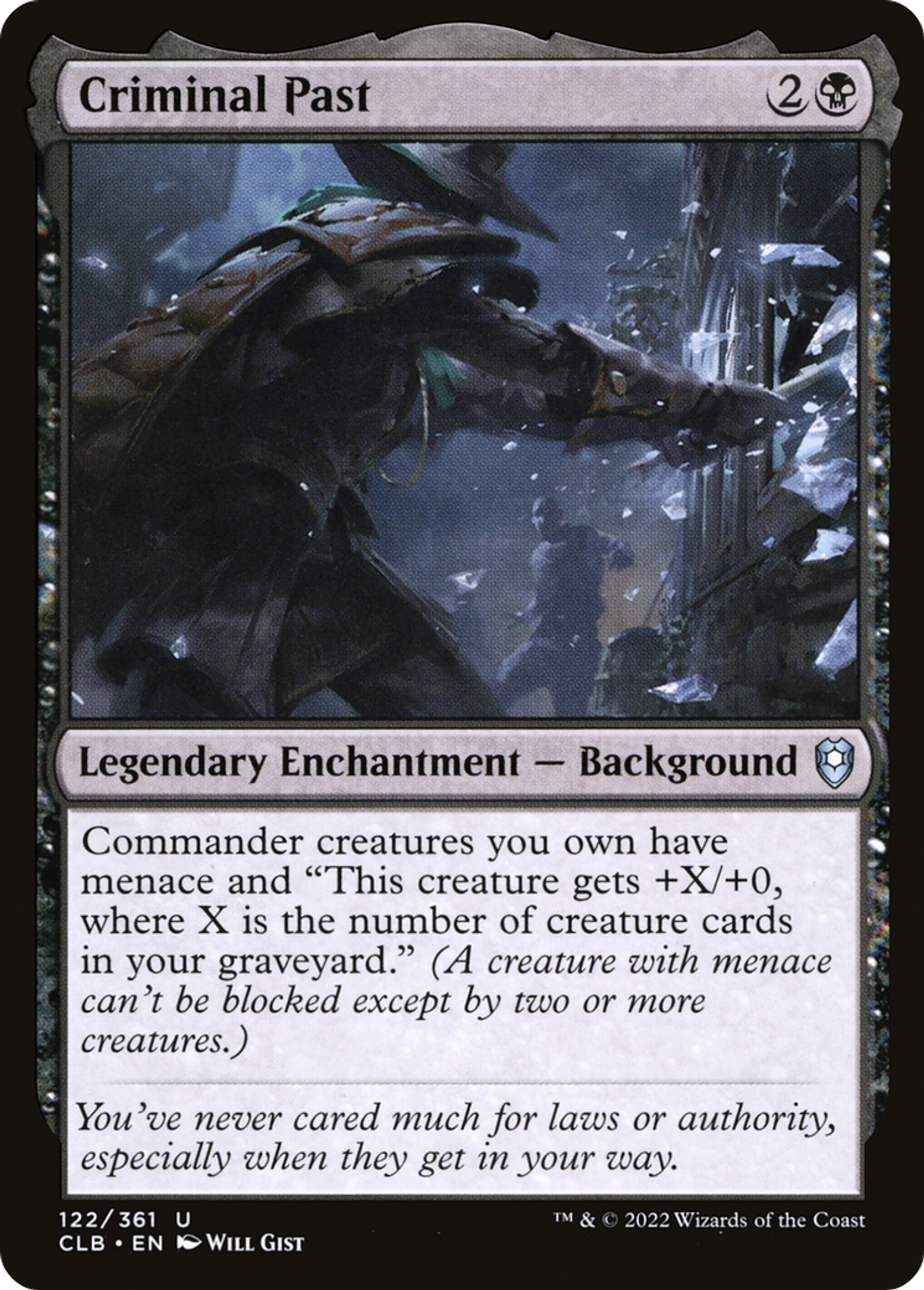 Criminal Past — Commander Legends: Battle for Baldur's Gate — Magic: The Gathering