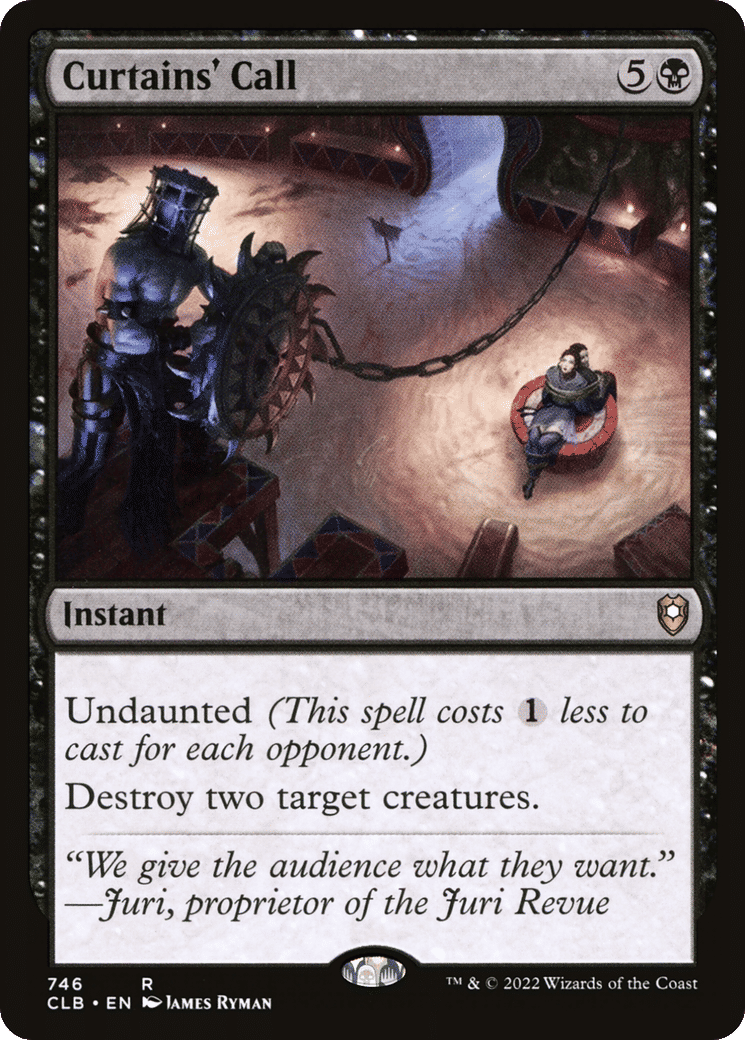 Curtains' Call — Commander Legends: Battle for Baldur's Gate — Magic: The Gathering