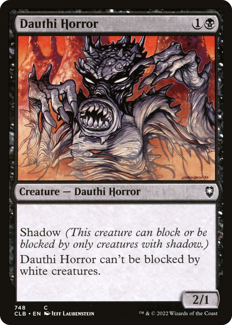 Dauthi Horror — Commander Legends: Battle for Baldur's Gate — Magic: The Gathering