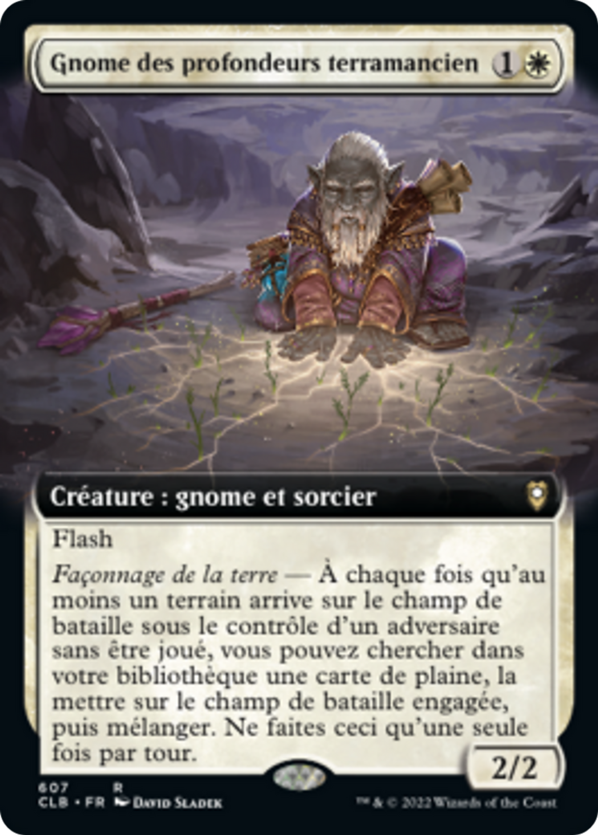 Gnome des profondeurs terramancien — Commander Legends: Battle for Baldur's Gate — Magic: The Gathering