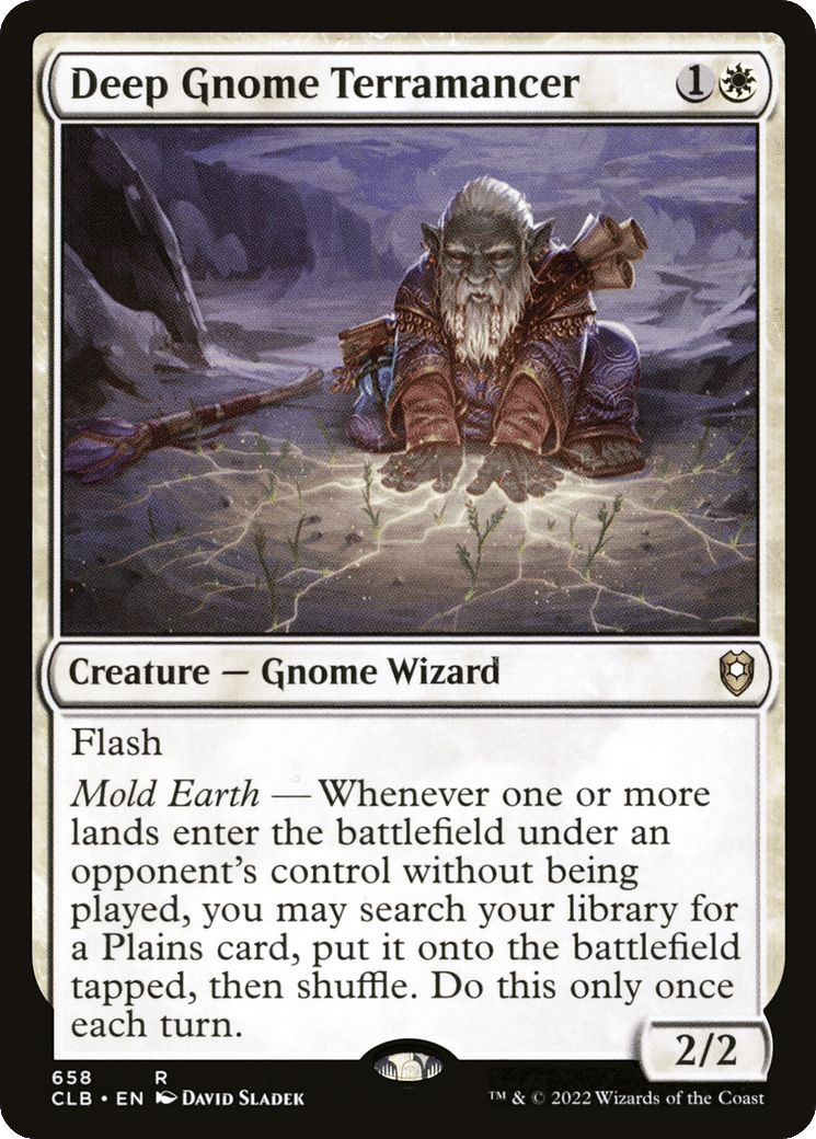 Deep Gnome Terramancer — Commander Legends: Battle for Baldur's Gate — Magic: The Gathering