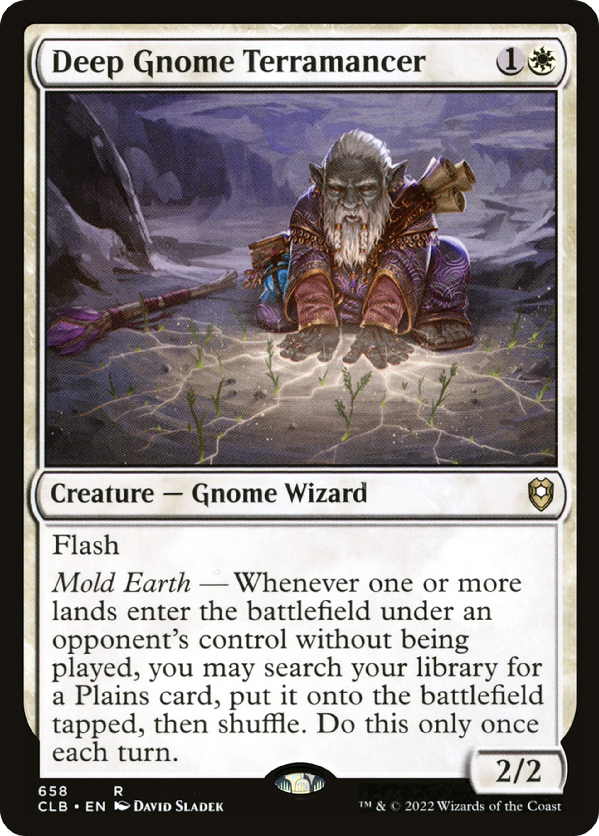 Deep Gnome Terramancer — Commander Legends: Battle for Baldur's Gate — Magic: The Gathering