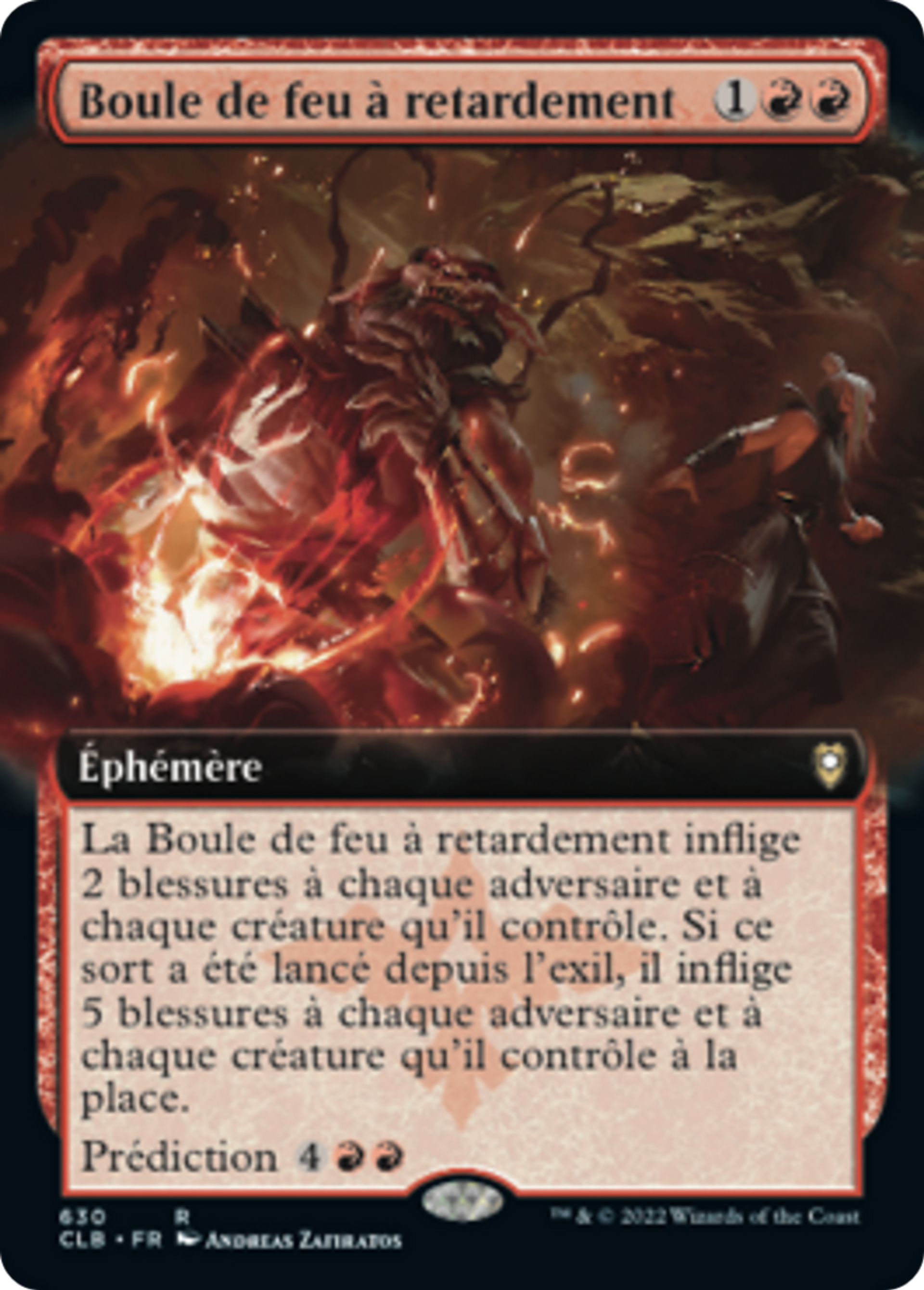 Boule de feu à retardement — Commander Legends: Battle for Baldur's Gate — Magic: The Gathering