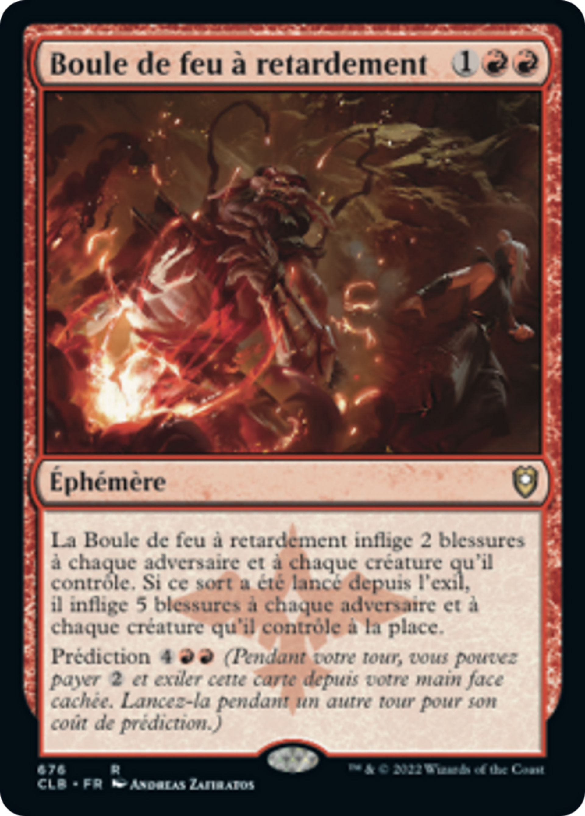 Boule de feu à retardement — Commander Legends: Battle for Baldur's Gate — Magic: The Gathering
