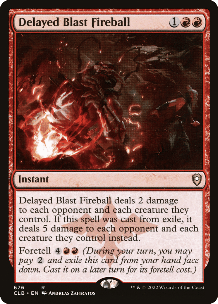Delayed Blast Fireball — Commander Legends: Battle for Baldur's Gate — Magic: The Gathering