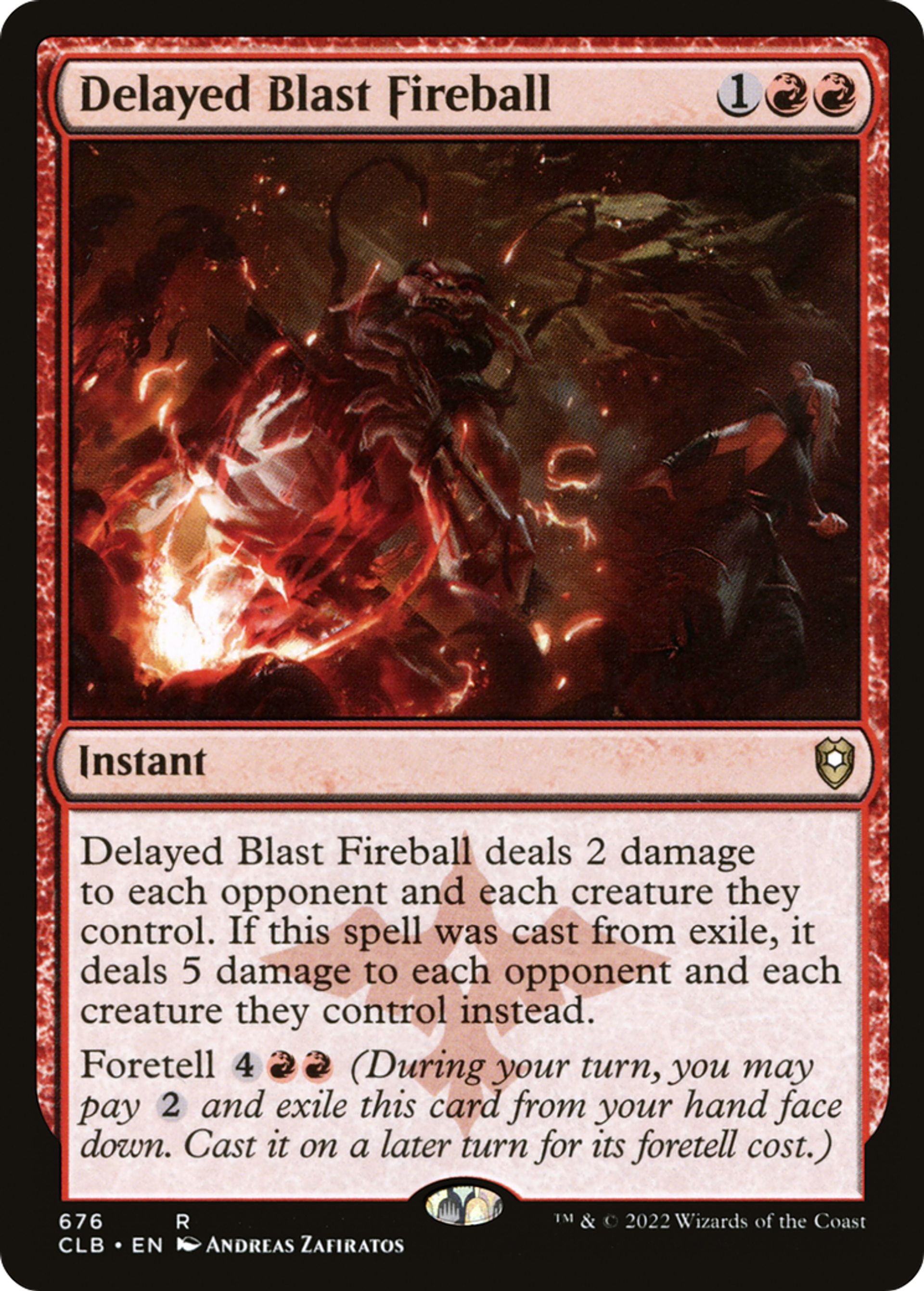 Delayed Blast Fireball — Commander Legends: Battle for Baldur's Gate — Magic: The Gathering