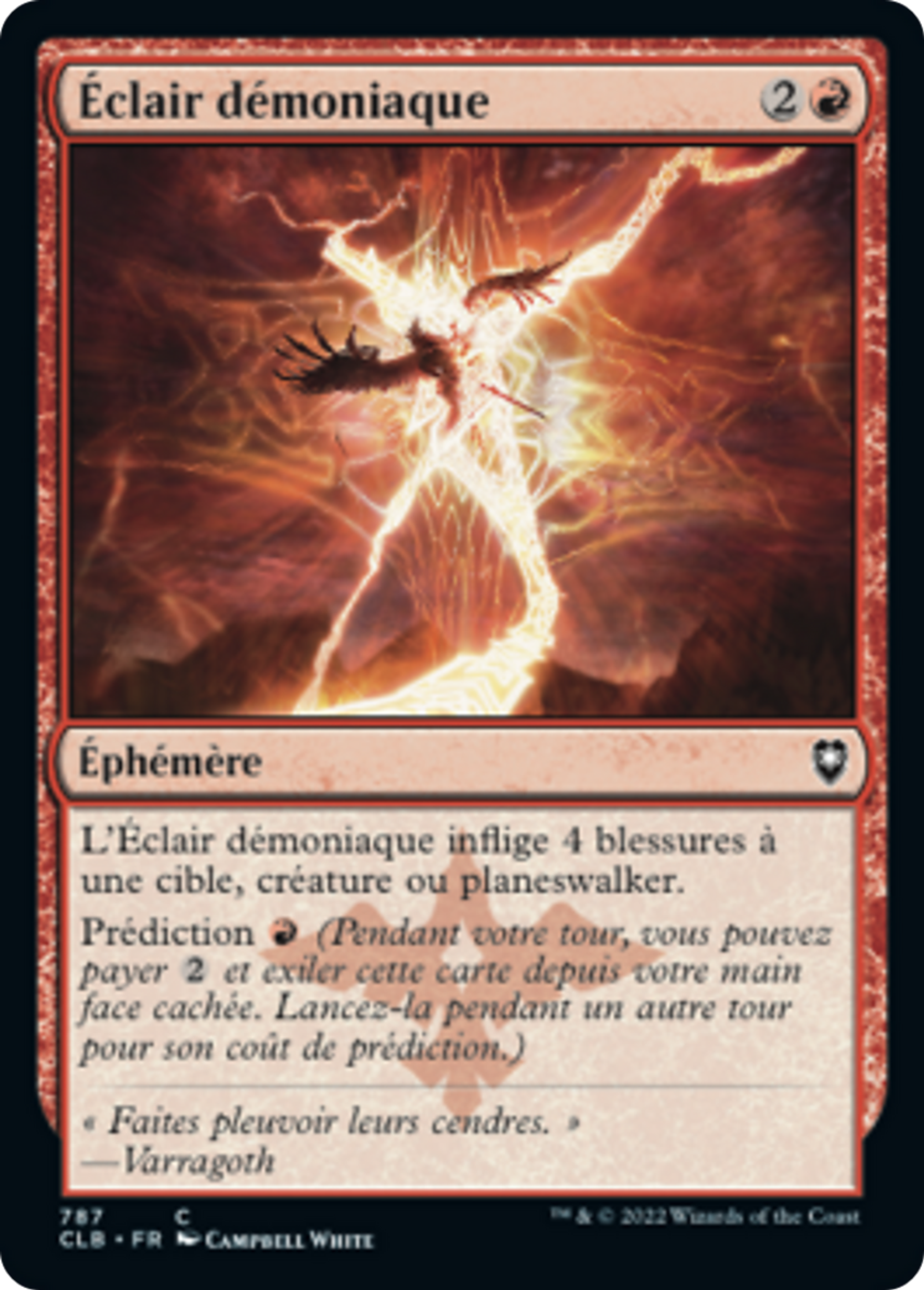 Éclair démoniaque — Commander Legends: Battle for Baldur's Gate — Magic: The Gathering