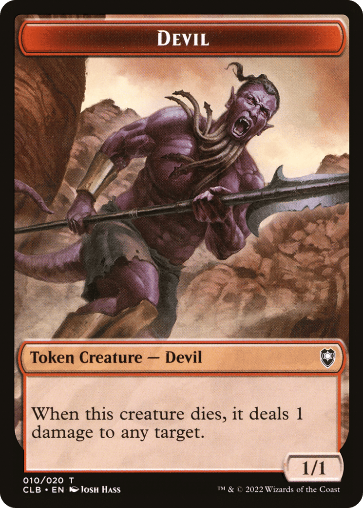 Devil — Commander Legends: Battle for Baldur's Gate — Magic: The Gathering