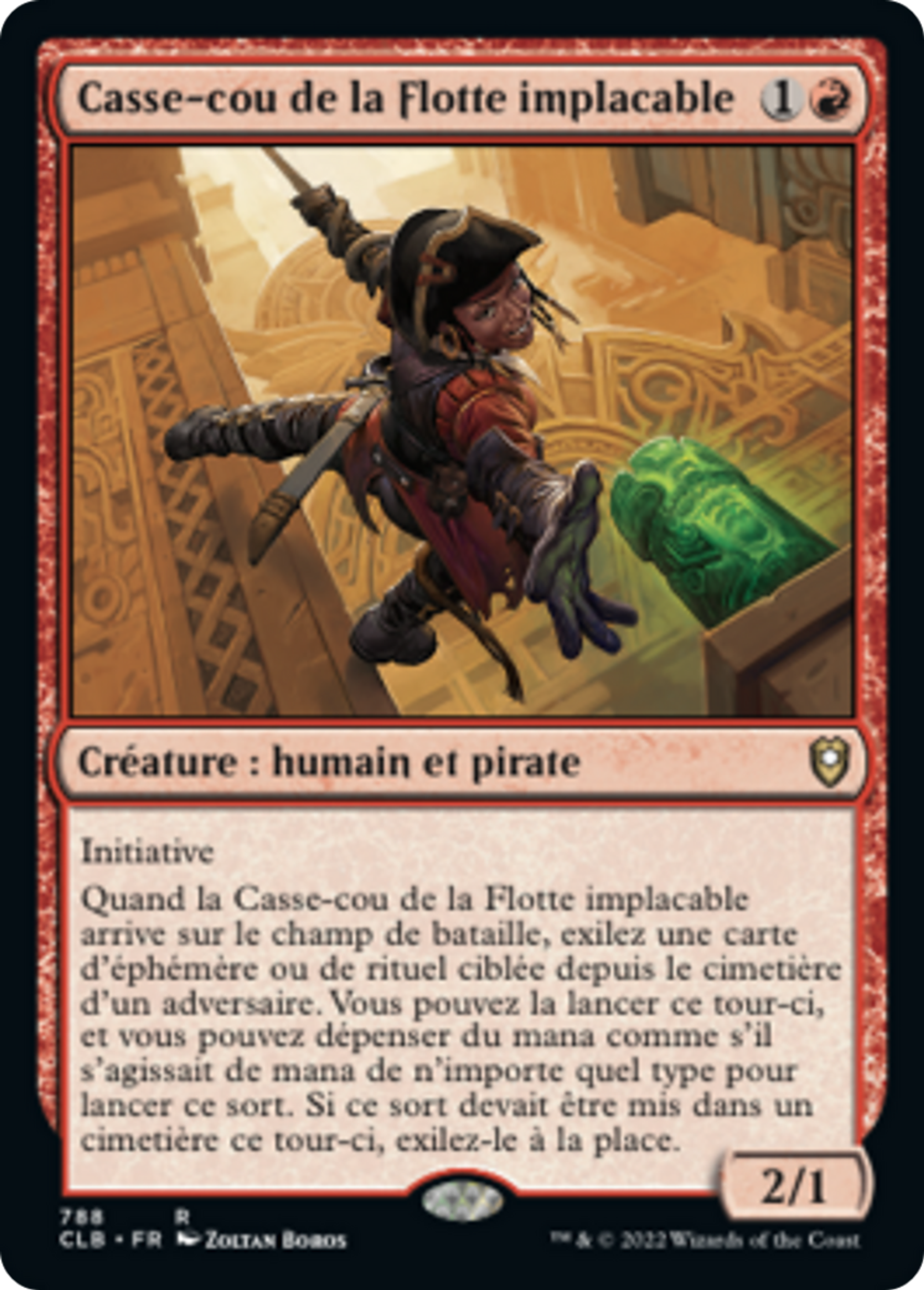 Casse-cou de la Flotte implacable — Commander Legends: Battle for Baldur's Gate — Magic: The Gathering