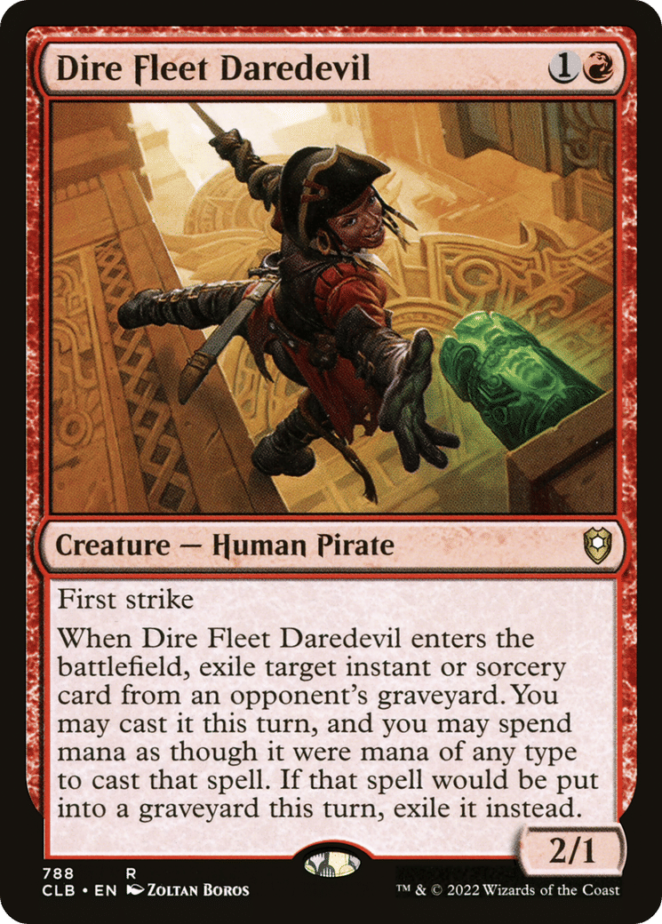 Dire Fleet Daredevil — Commander Legends: Battle for Baldur's Gate — Magic: The Gathering
