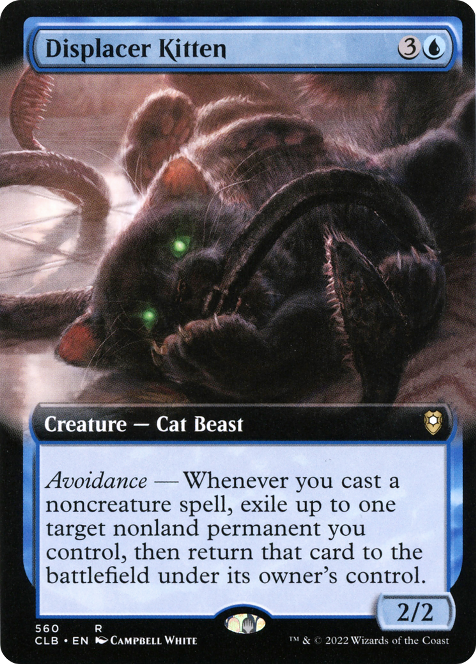 Displacer Kitten — Commander Legends: Battle for Baldur's Gate — Magic: The Gathering