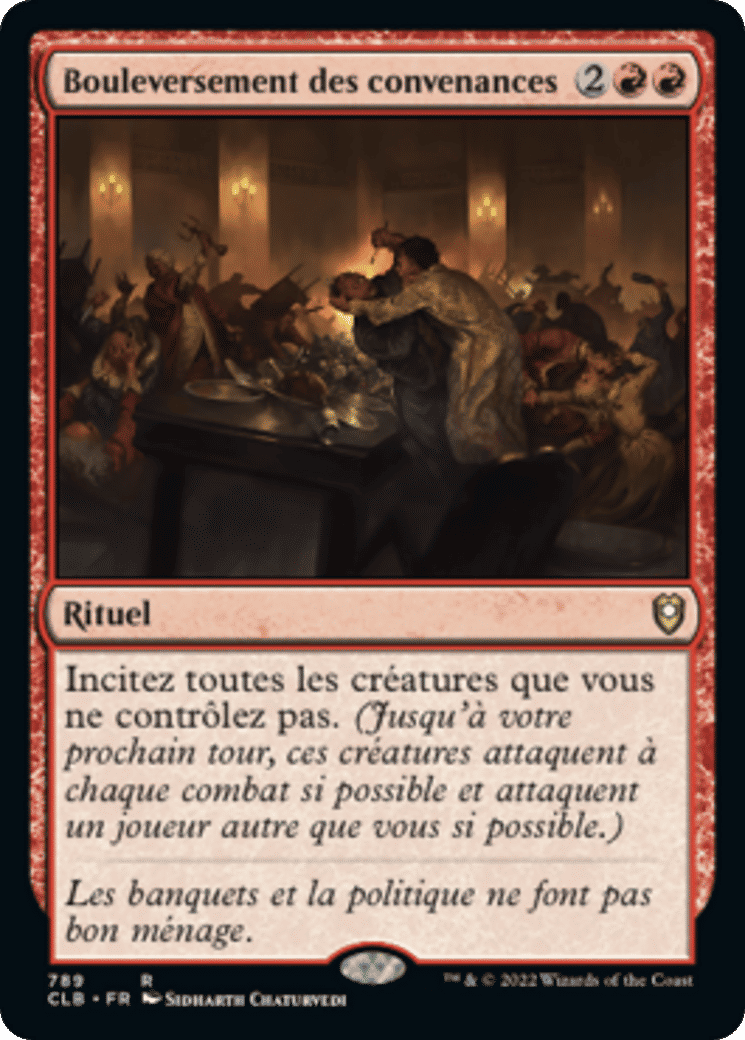 Bouleversement des convenances — Commander Legends: Battle for Baldur's Gate — Magic: The Gathering