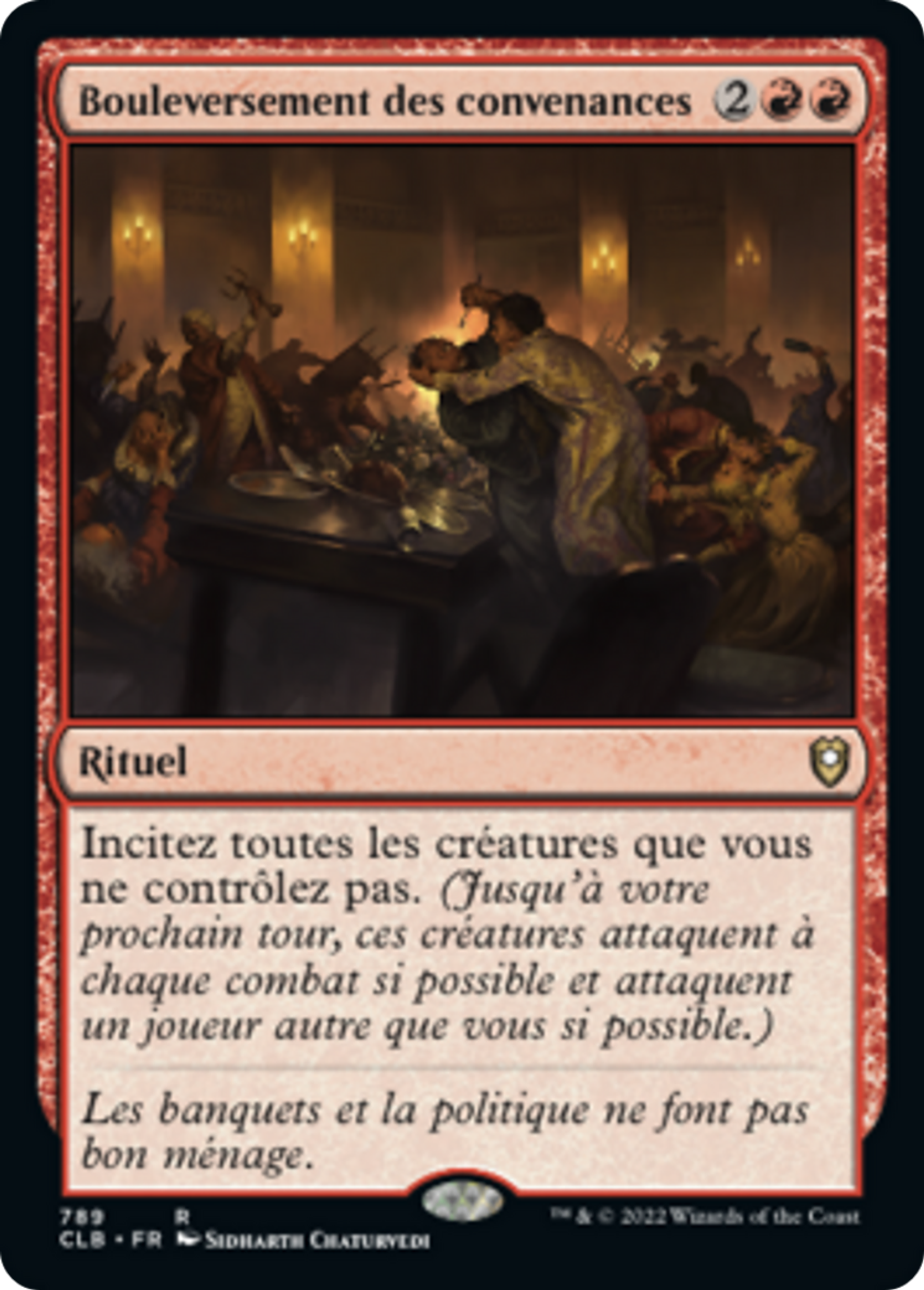 Bouleversement des convenances — Commander Legends: Battle for Baldur's Gate — Magic: The Gathering