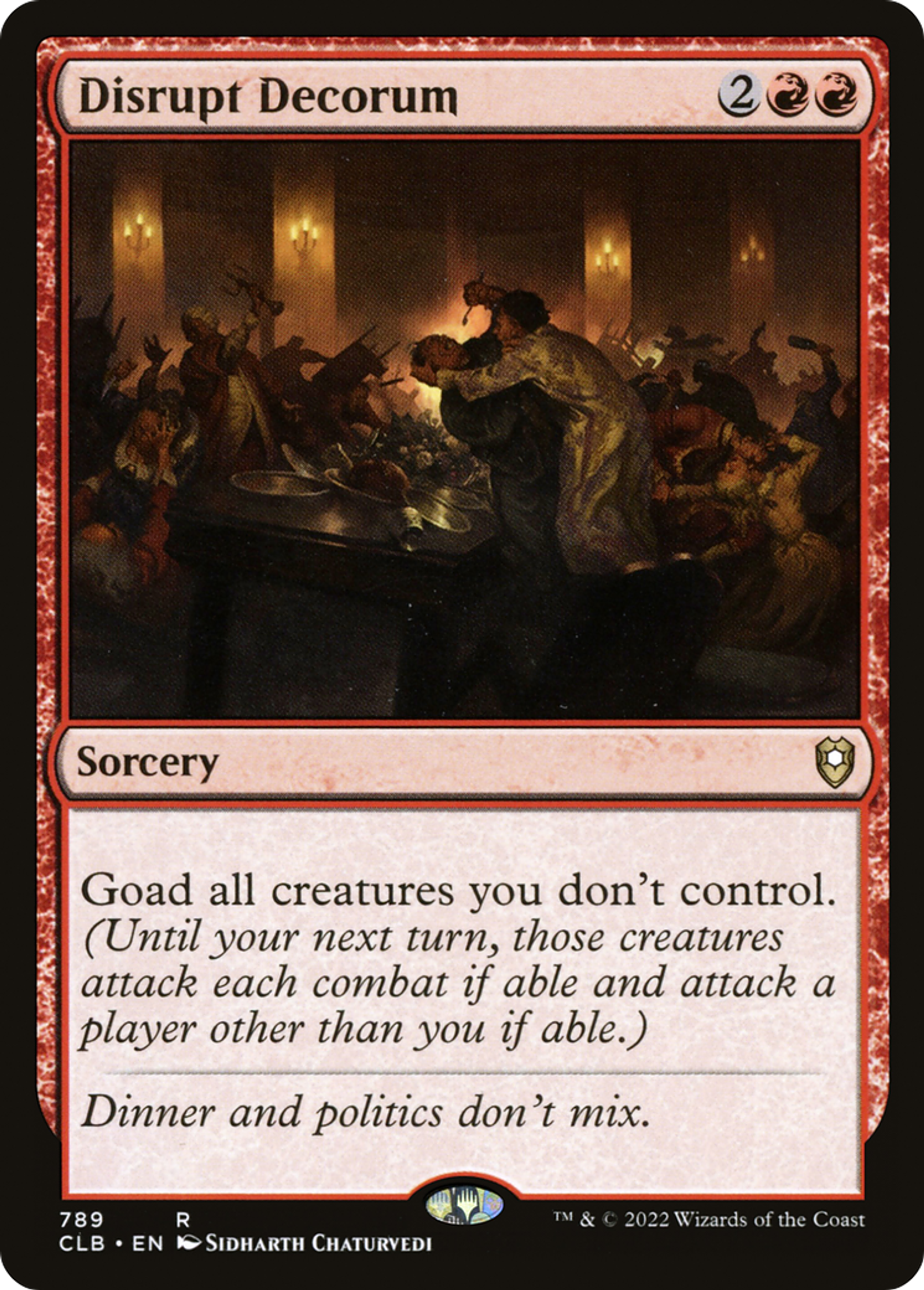 Bouleversement des convenances — Commander Legends: Battle for Baldur's Gate — Magic: The Gathering