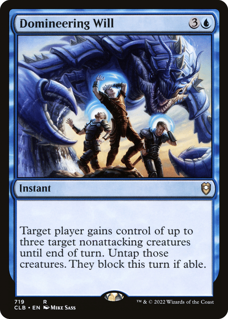 Domineering Will — Commander Legends: Battle for Baldur's Gate — Magic: The Gathering