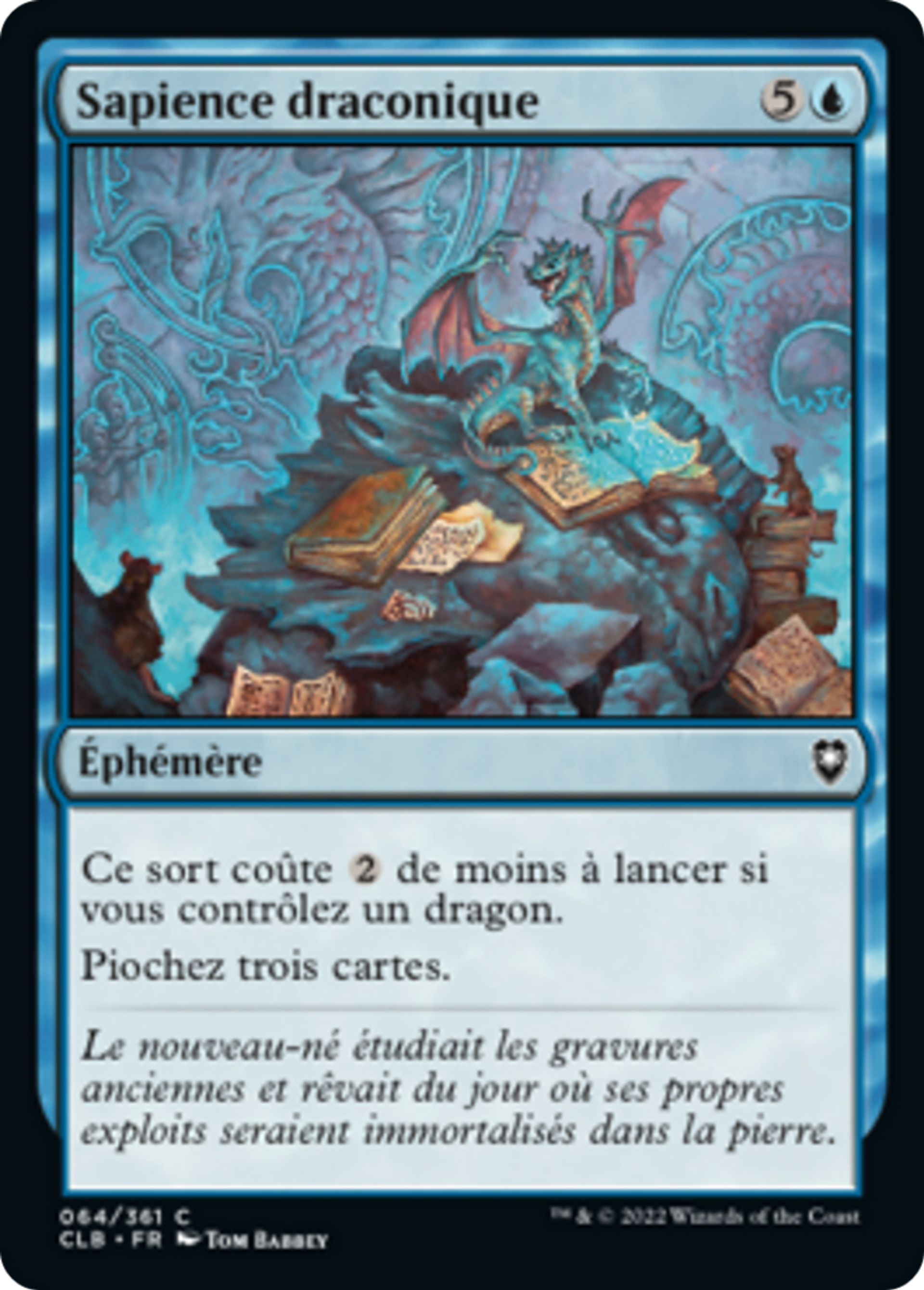 Sapience draconique — Commander Legends: Battle for Baldur's Gate — Magic: The Gathering