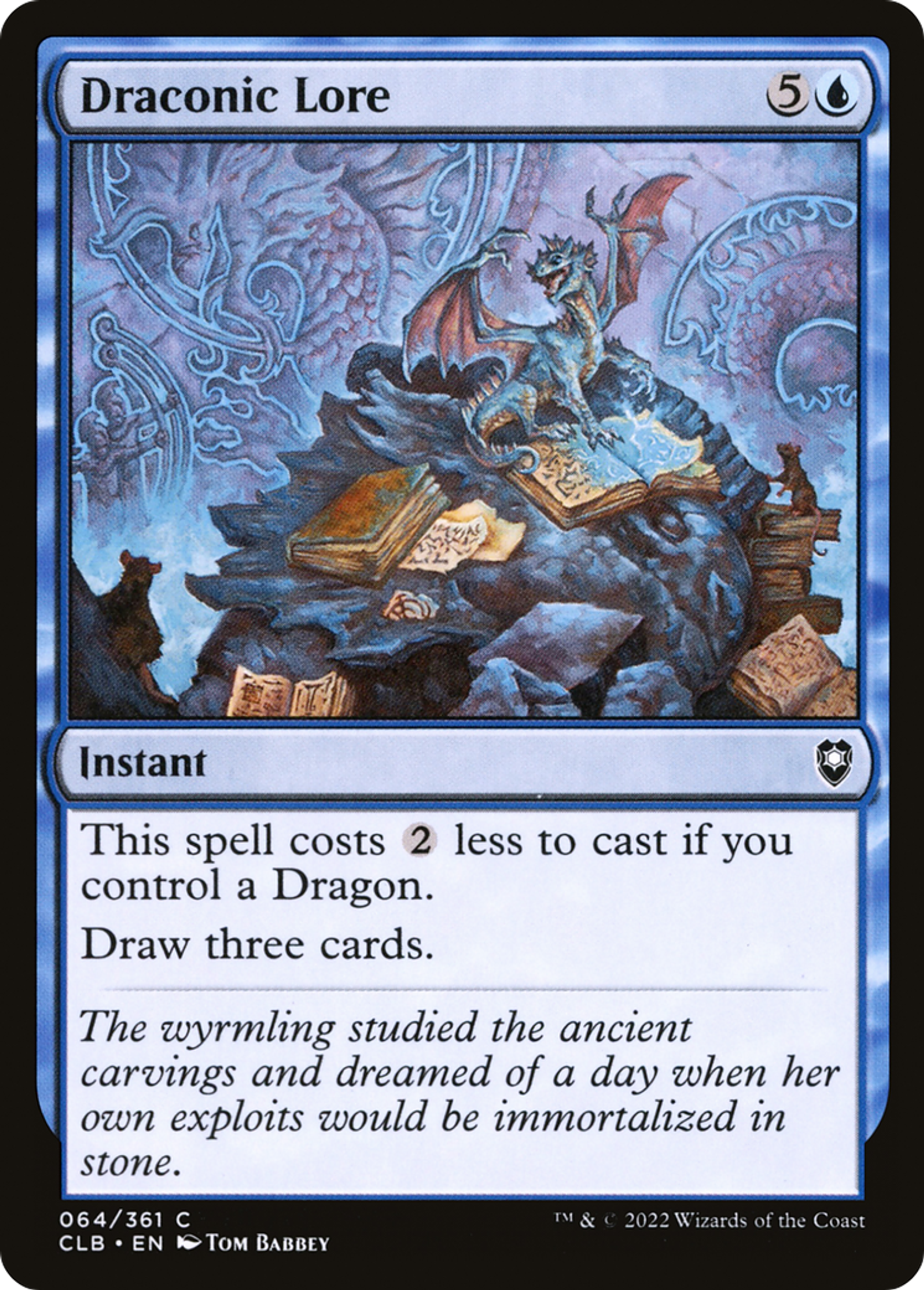 Draconic Lore — Commander Legends: Battle for Baldur's Gate — Magic: The Gathering