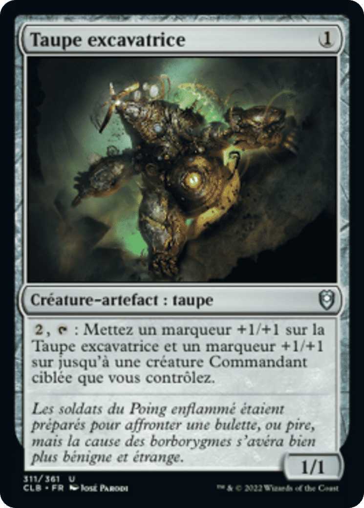 Taupe excavatrice — Commander Legends: Battle for Baldur's Gate — Magic: The Gathering