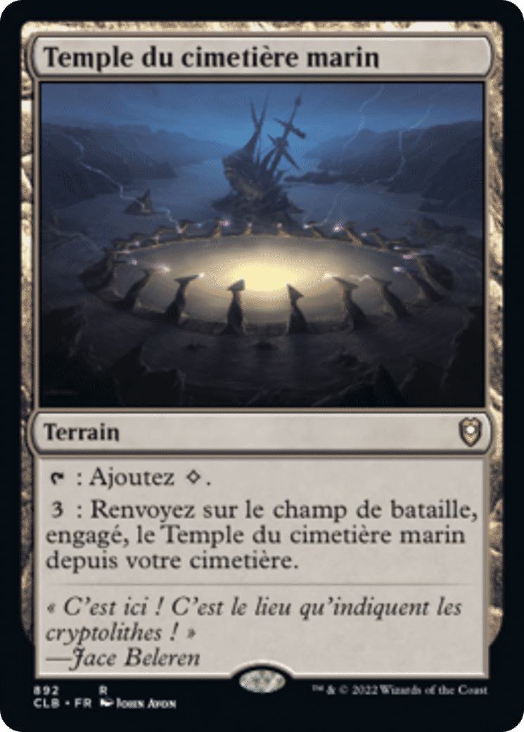Temple du cimetière marin — Commander Legends: Battle for Baldur's Gate — Magic: The Gathering