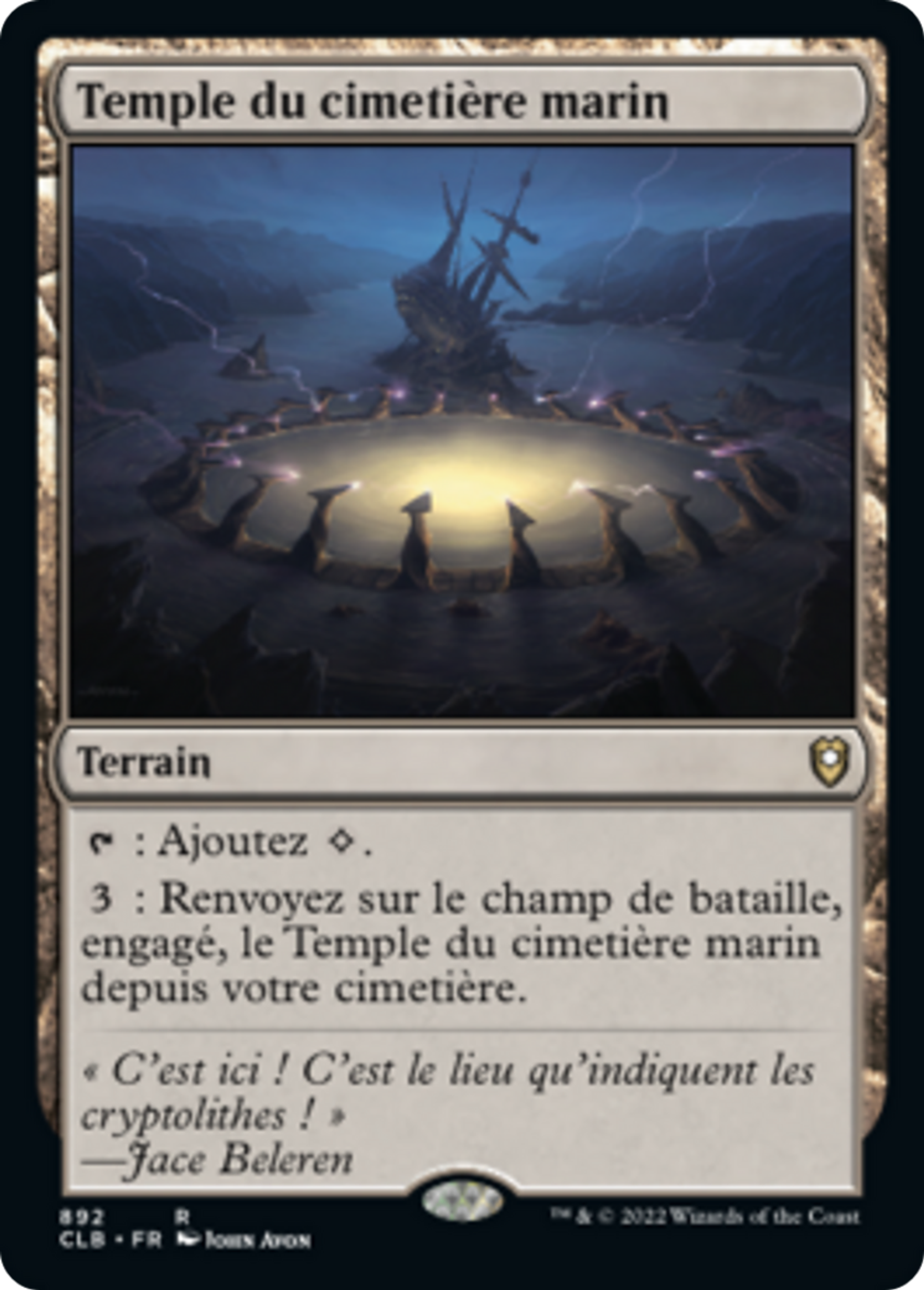Temple du cimetière marin — Commander Legends: Battle for Baldur's Gate — Magic: The Gathering