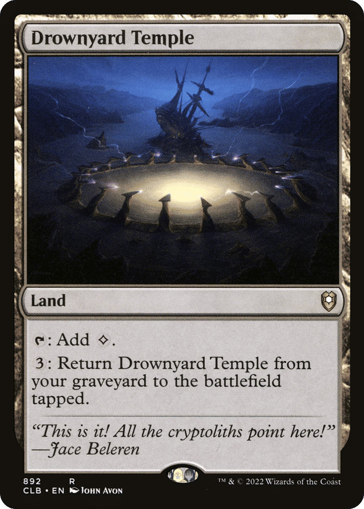 Drownyard Temple — Commander Legends: Battle for Baldur's Gate — Magic: The Gathering