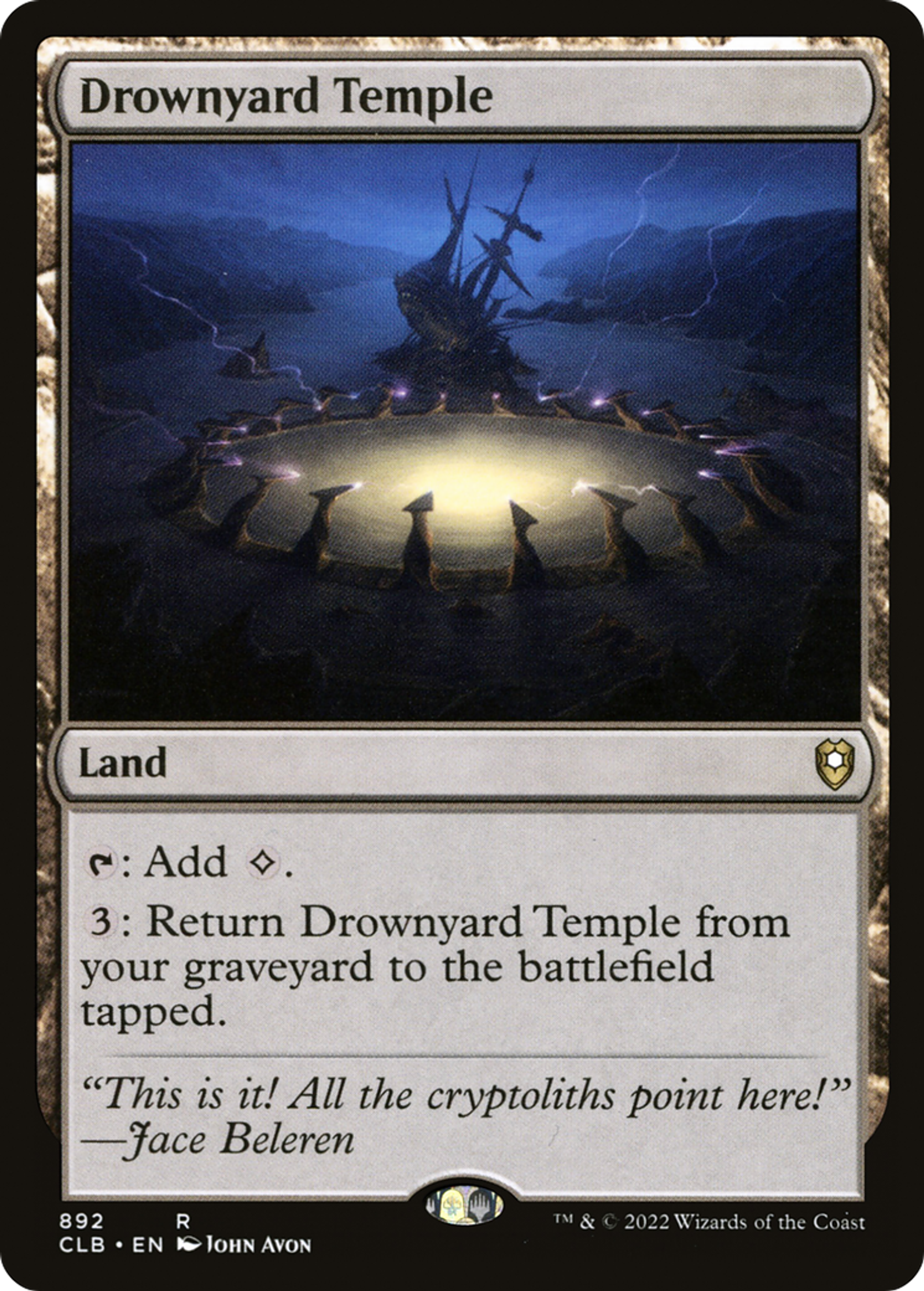 Temple du cimetière marin — Commander Legends: Battle for Baldur's Gate — Magic: The Gathering
