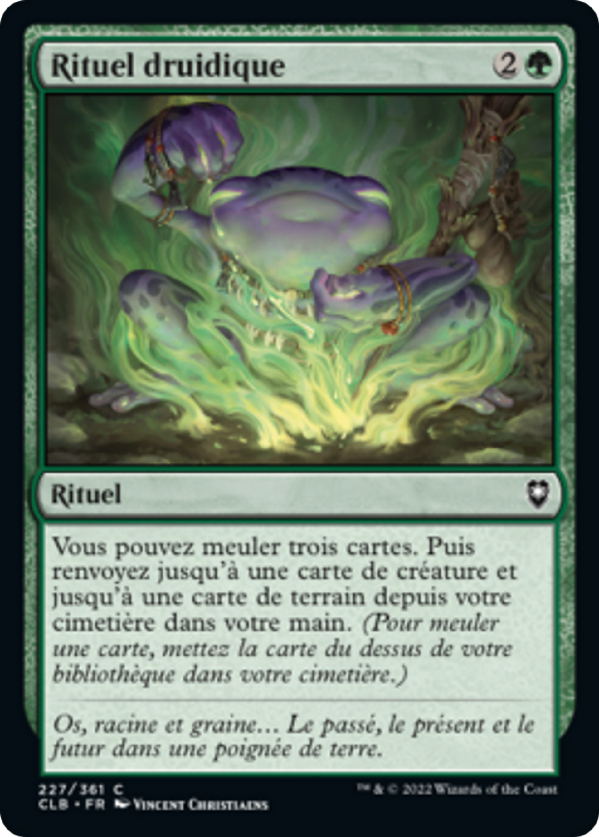 Rituel druidique — Commander Legends: Battle for Baldur's Gate — Magic: The Gathering