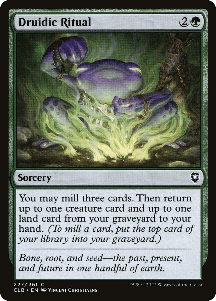 Rituel druidique — Commander Legends: Battle for Baldur's Gate — Magic: The Gathering