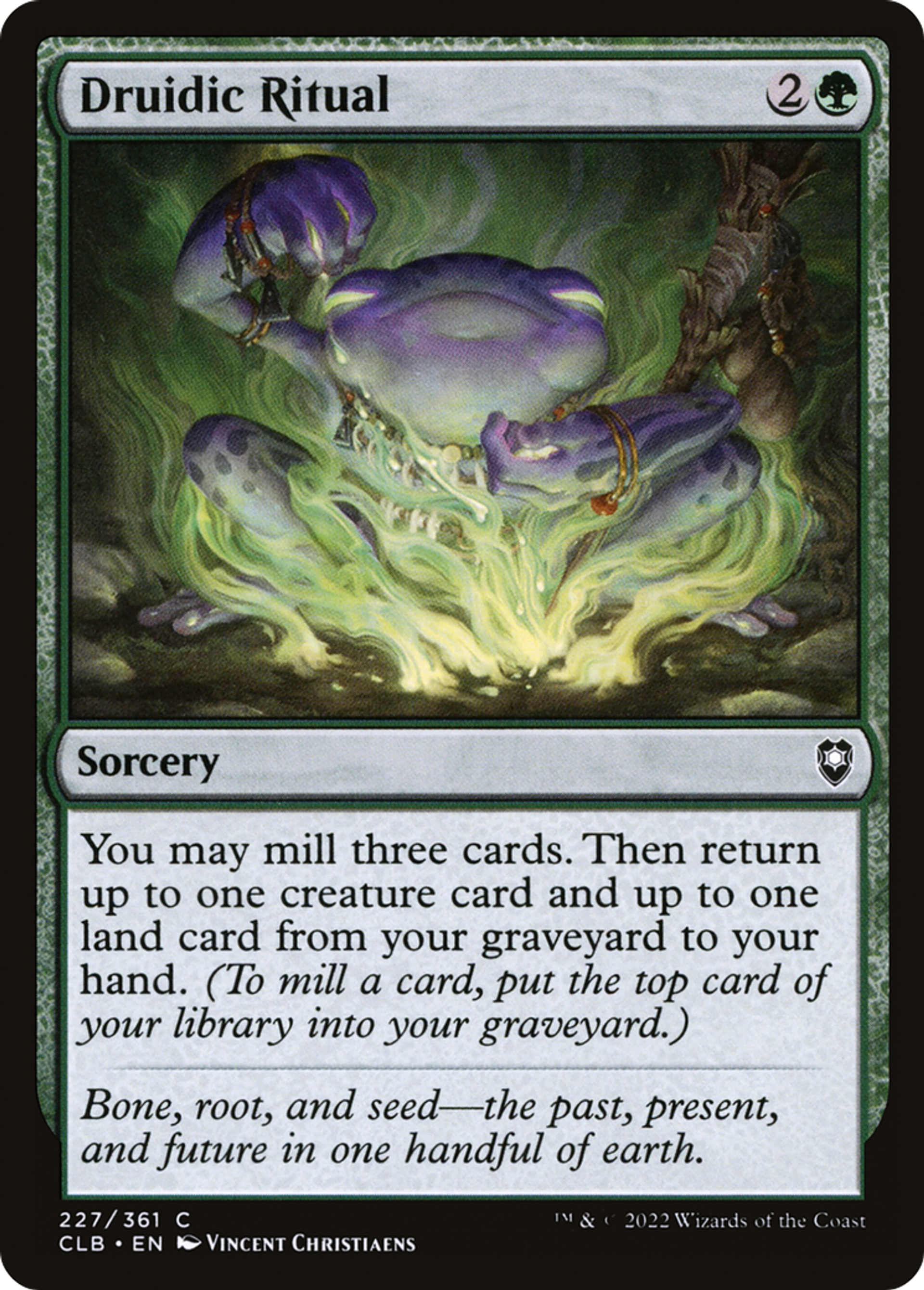 Druidic Ritual — Commander Legends: Battle for Baldur's Gate — Magic: The Gathering