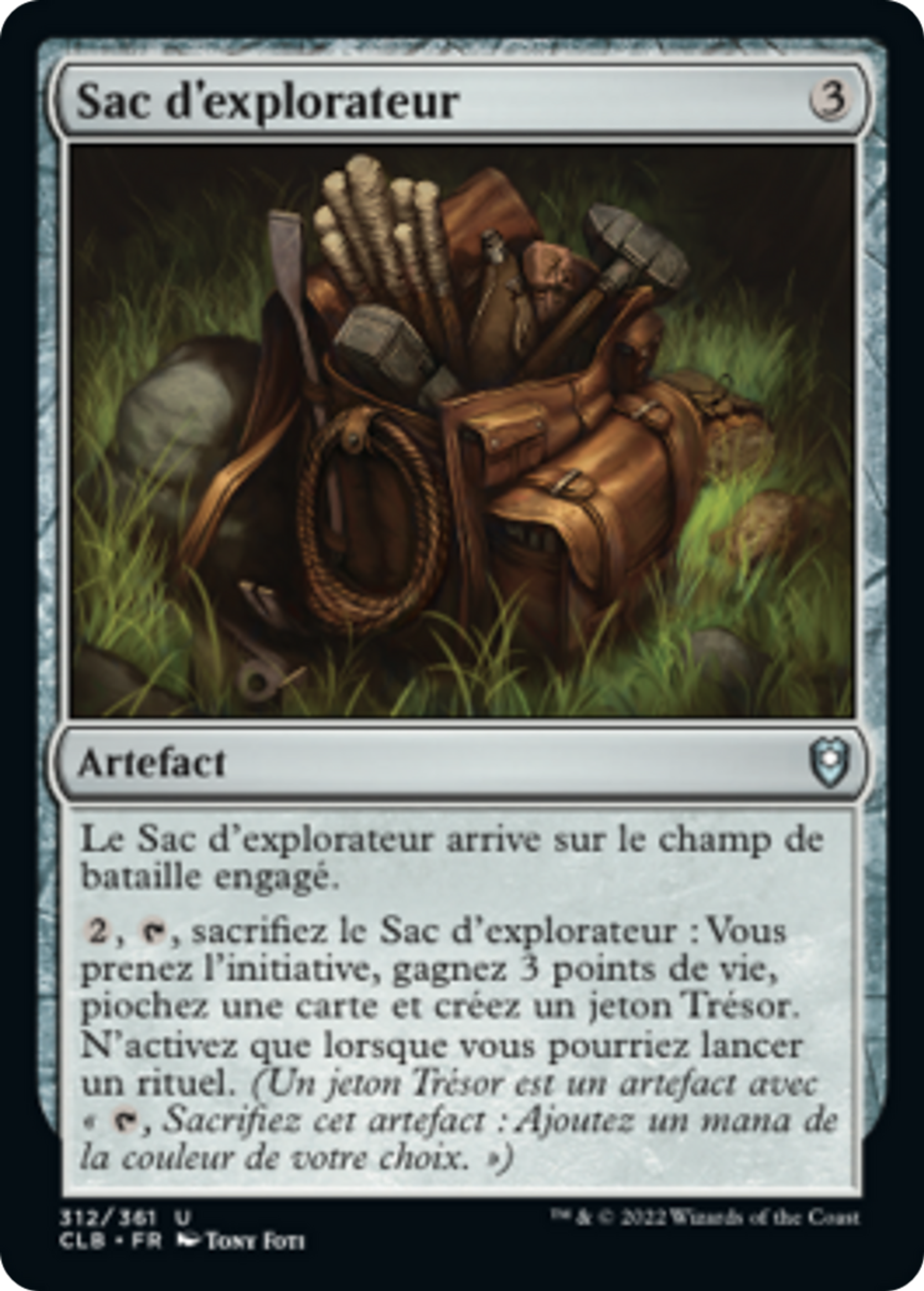 Sac d'explorateur — Commander Legends: Battle for Baldur's Gate — Magic: The Gathering