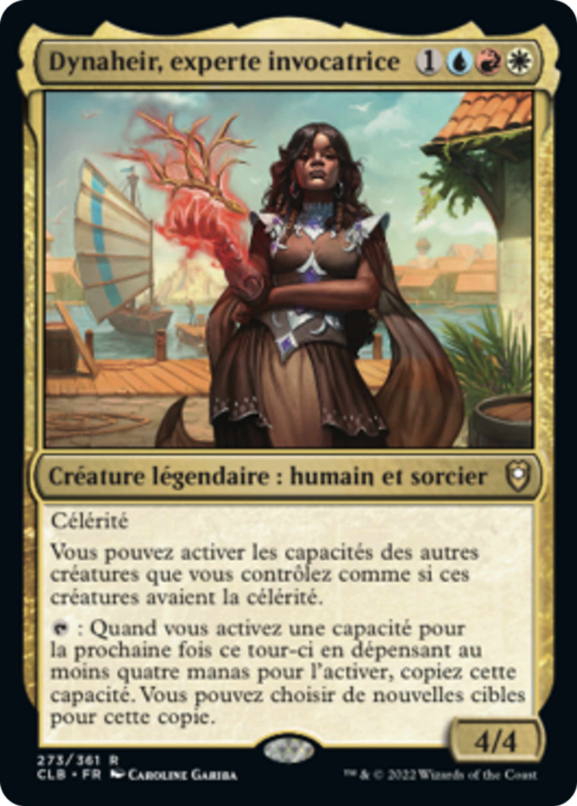 Dynaheir, experte invocatrice — Commander Legends: Battle for Baldur's Gate — Magic: The Gathering